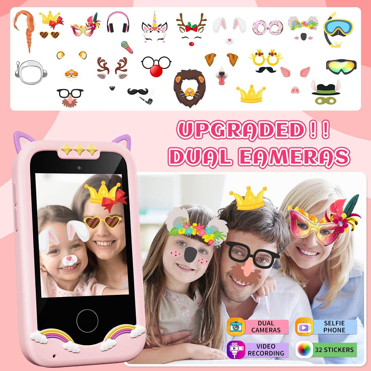Kids Toy Phone - Pink Unicorn Case - photo 5