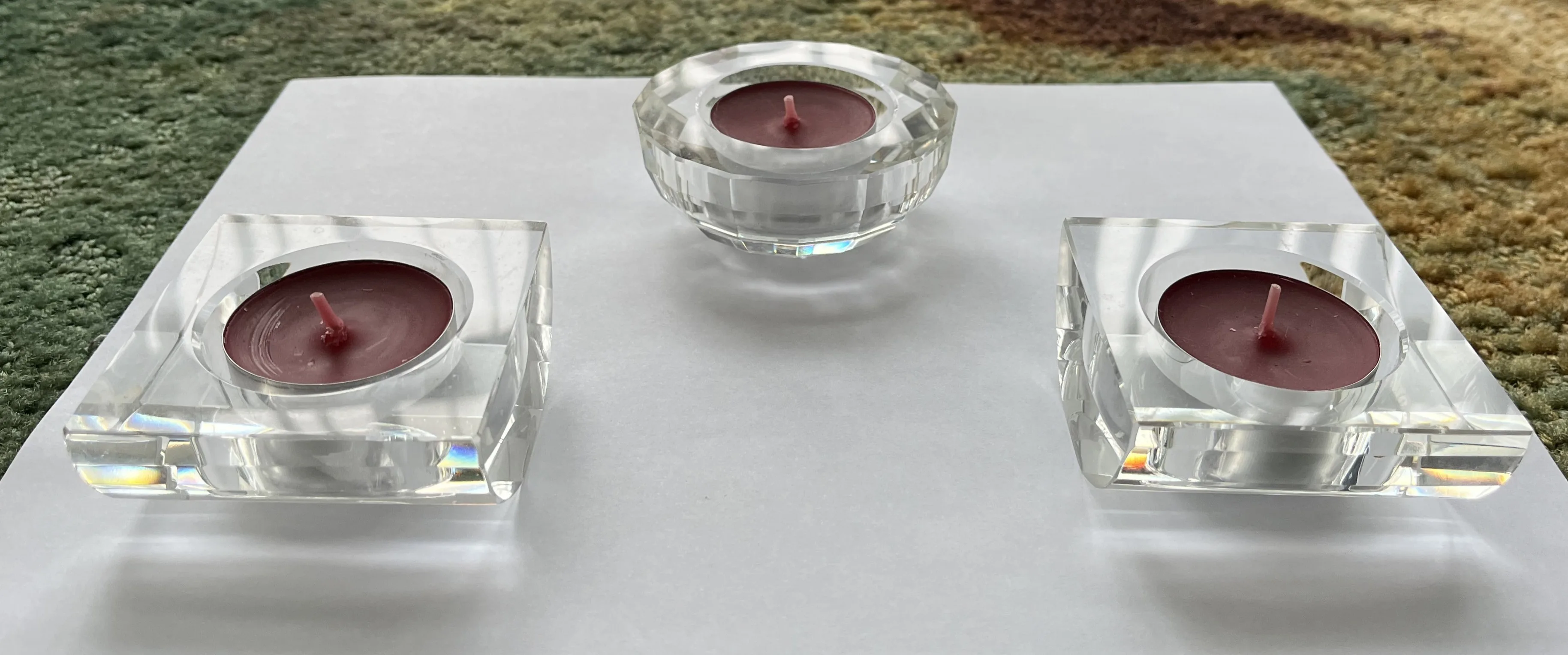 Oleg Cassini Tea Light Candle Holders #Cleanout image indicator(3)