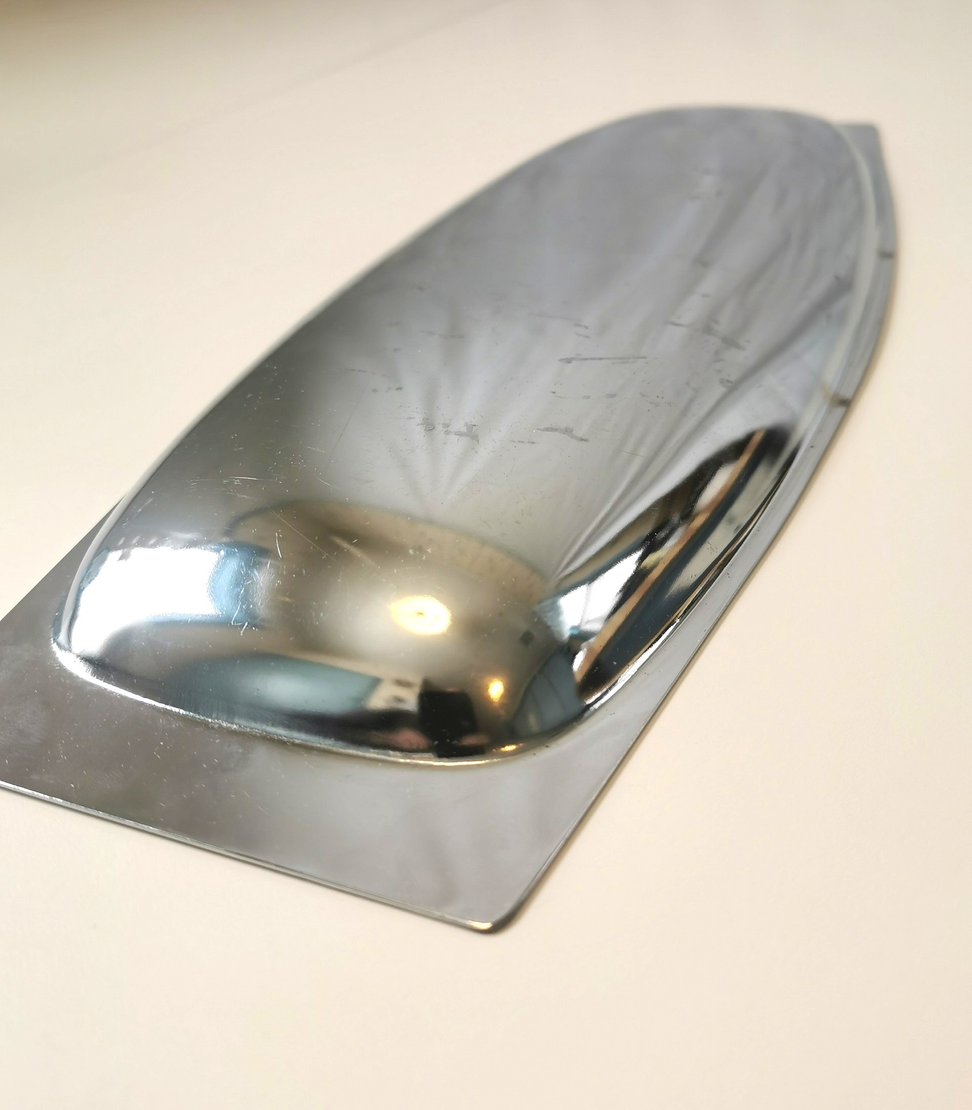 1950s Chrome Atomic Starburst Serving Tray 16.5" Long Japan - photo 5