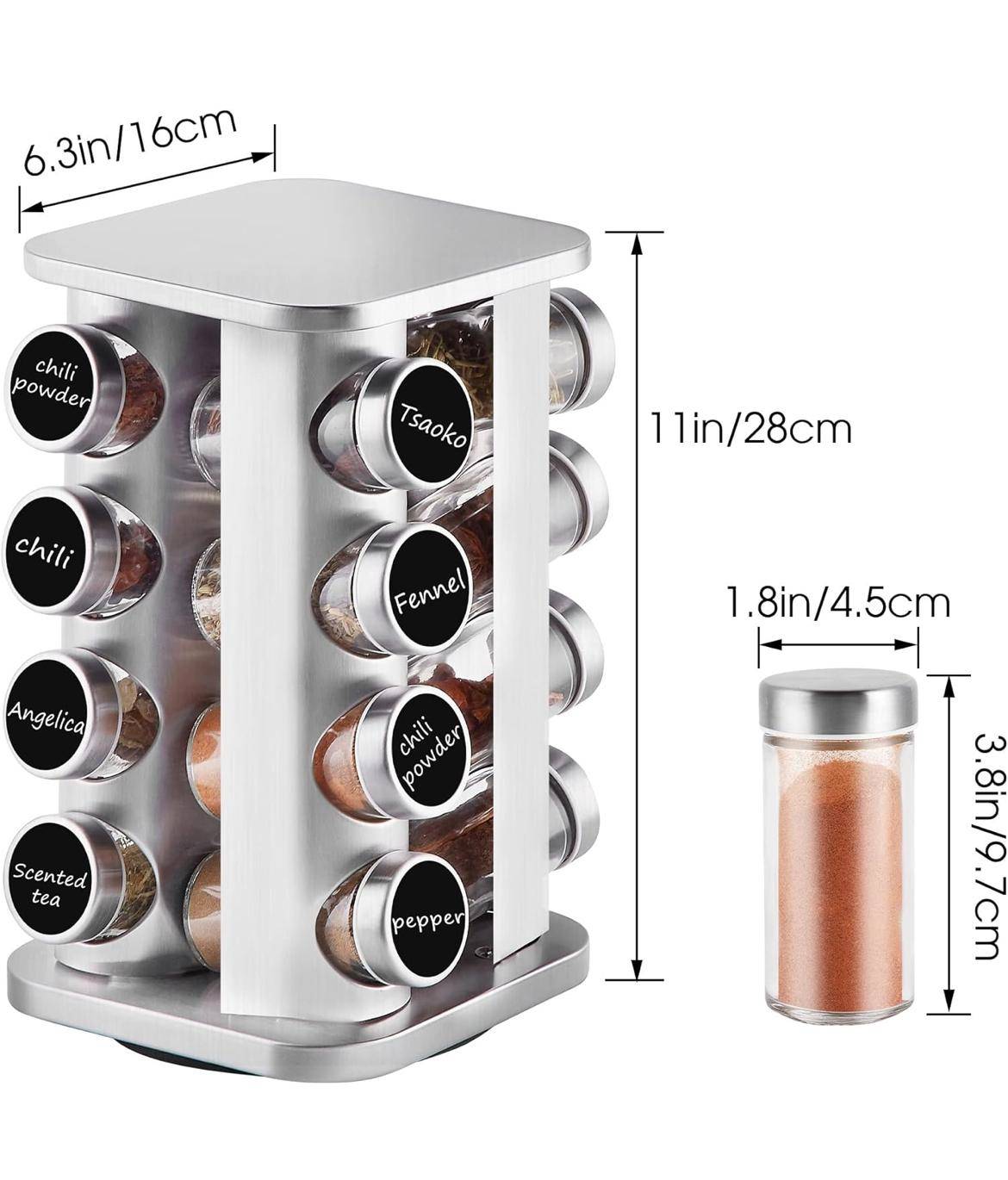 Revolving Spice Rack Organizer