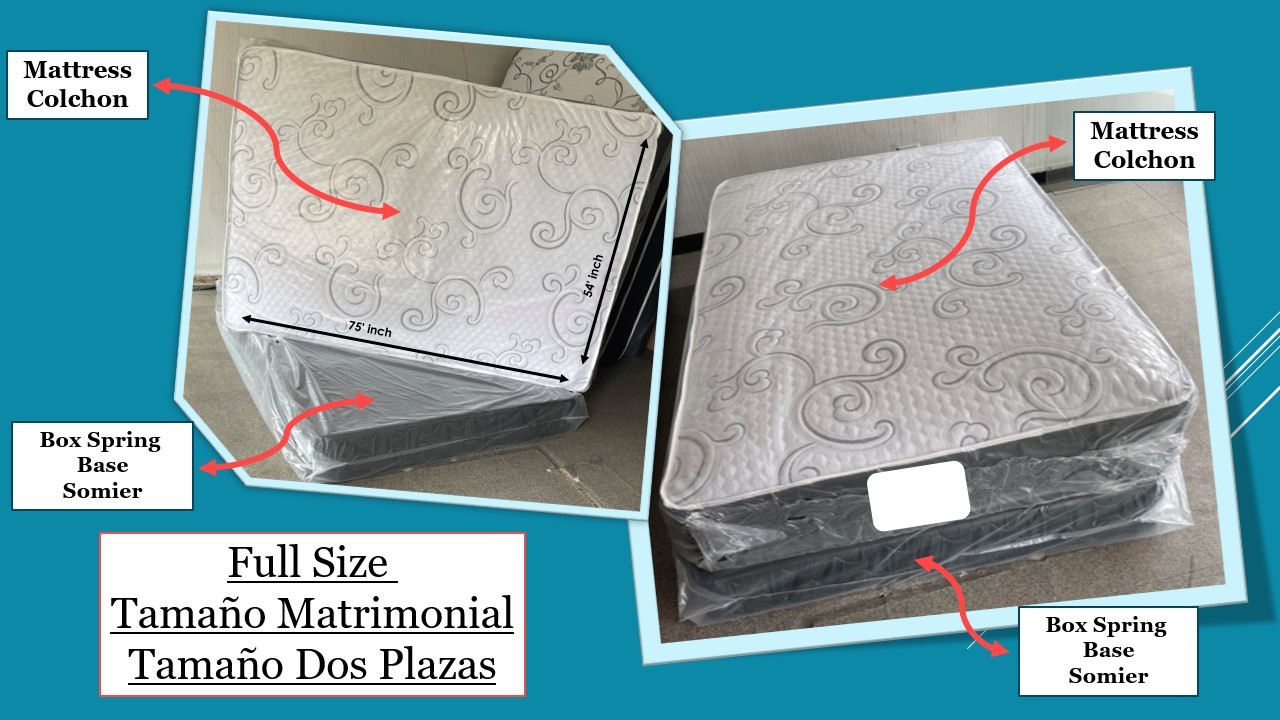 Full Mattress & Box Set , Brand  New COD Delivery  Available