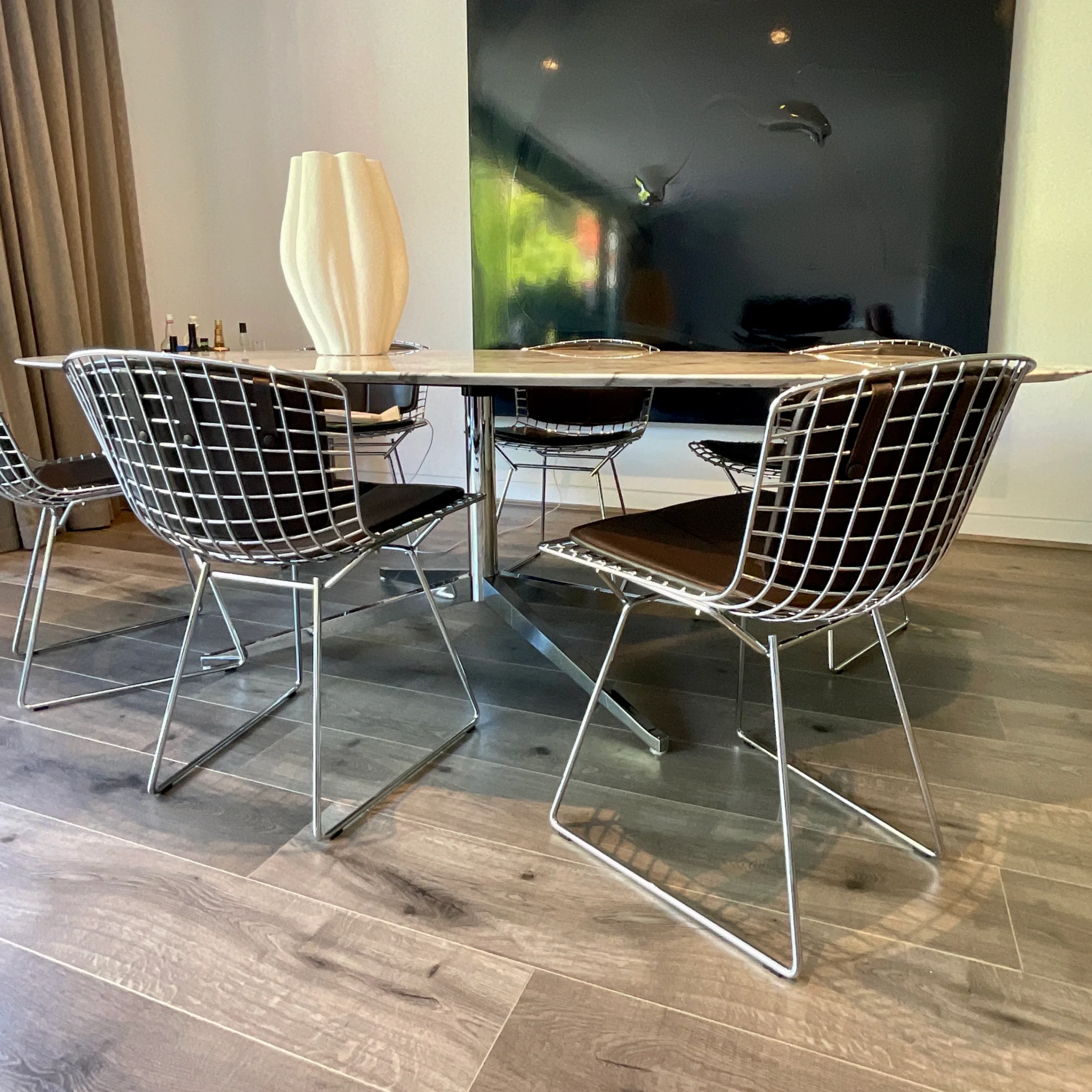 Bertoia Side Chair x 7 (Rep. by Prunelle 1990's) - photo 4