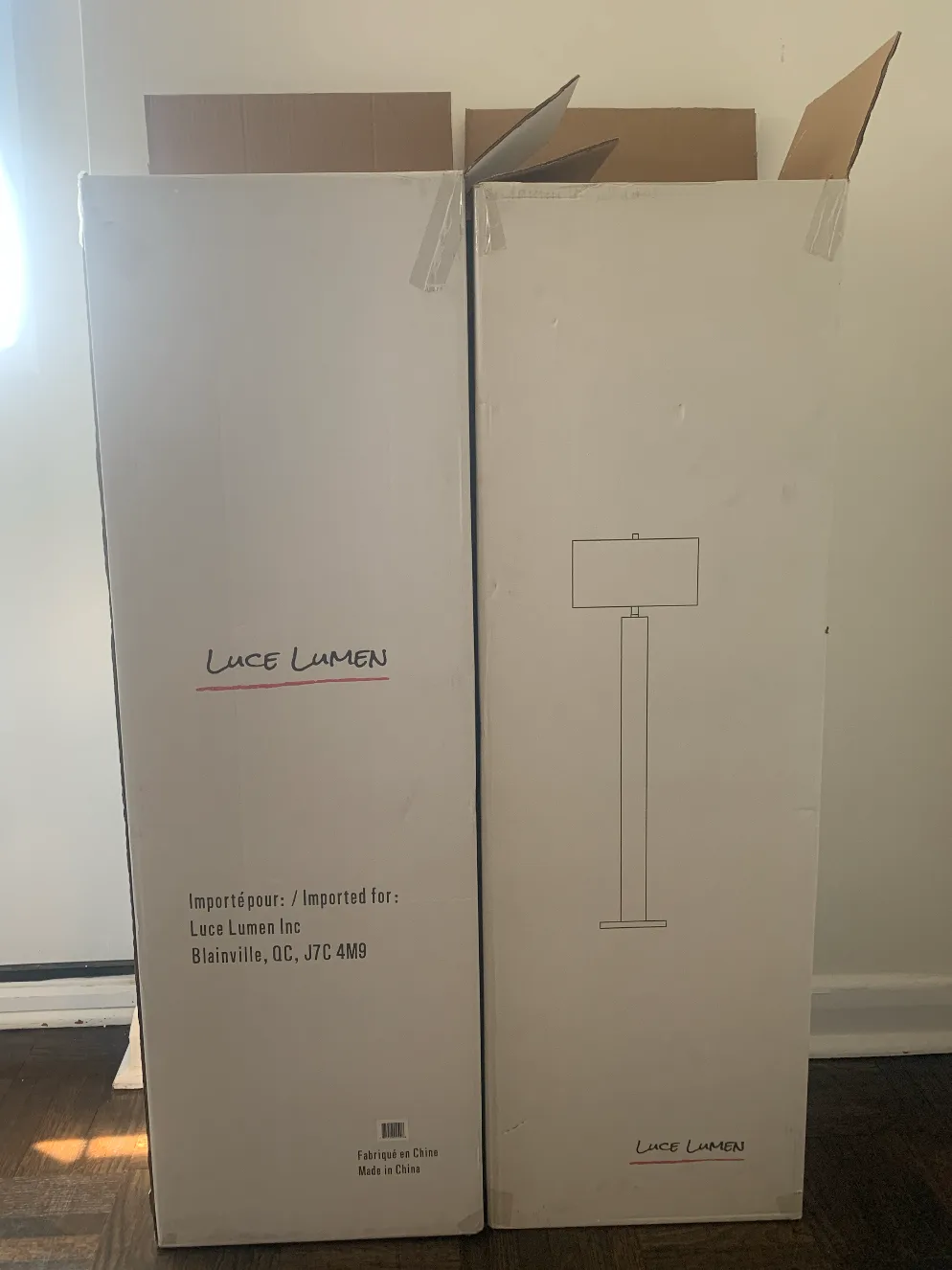 NEW Gold/Black Ombre Metal Floor Lamp image indicator(4)