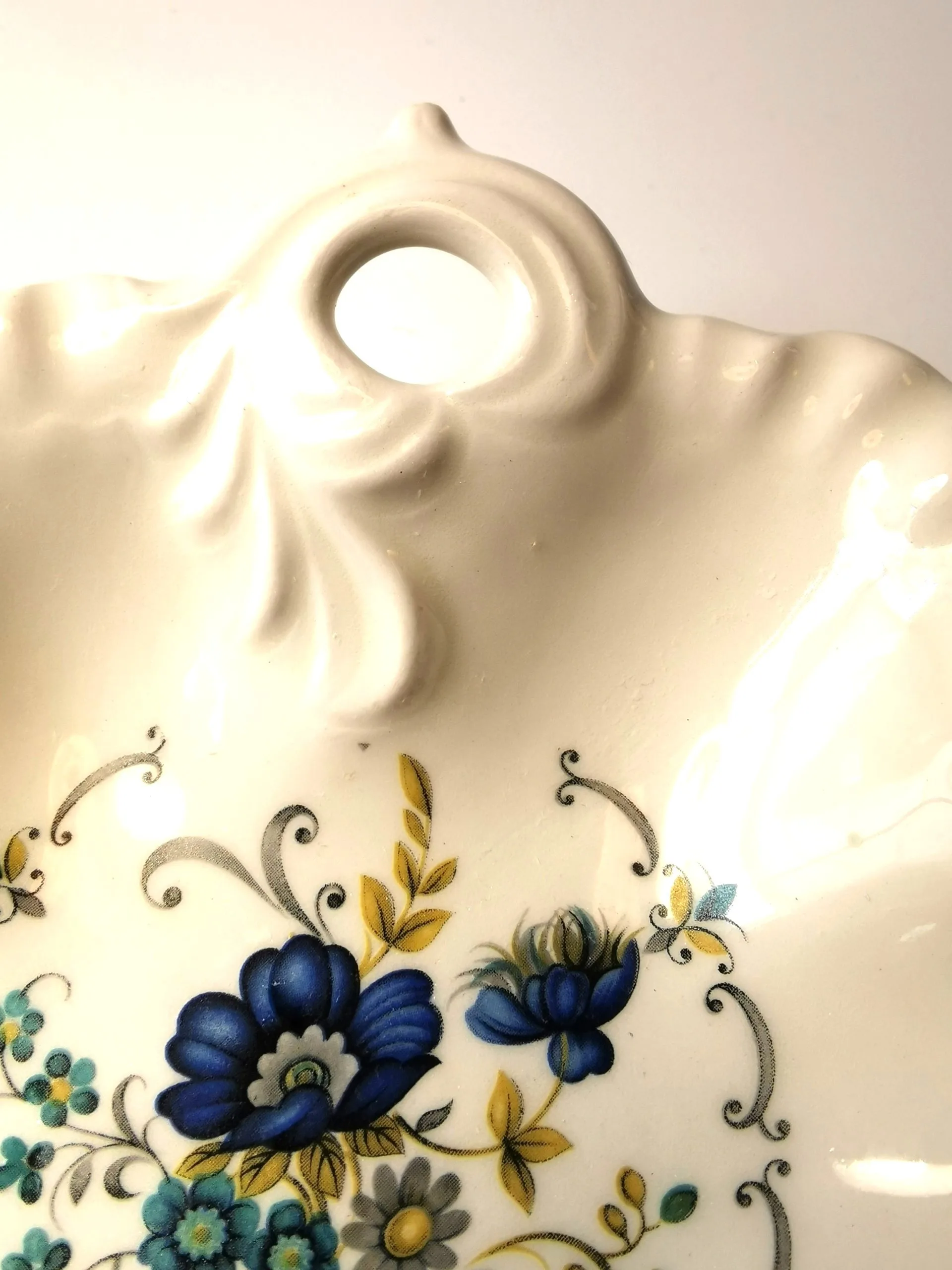 Candy Dish Limoge France Botanical Vintage Porcelain image indicator(7)