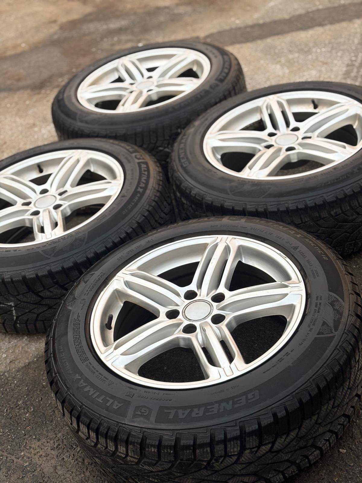 17"Tiguan/Q3/Merc GLB/GLA/GLK(5x112)+215/65/R17 General Snows