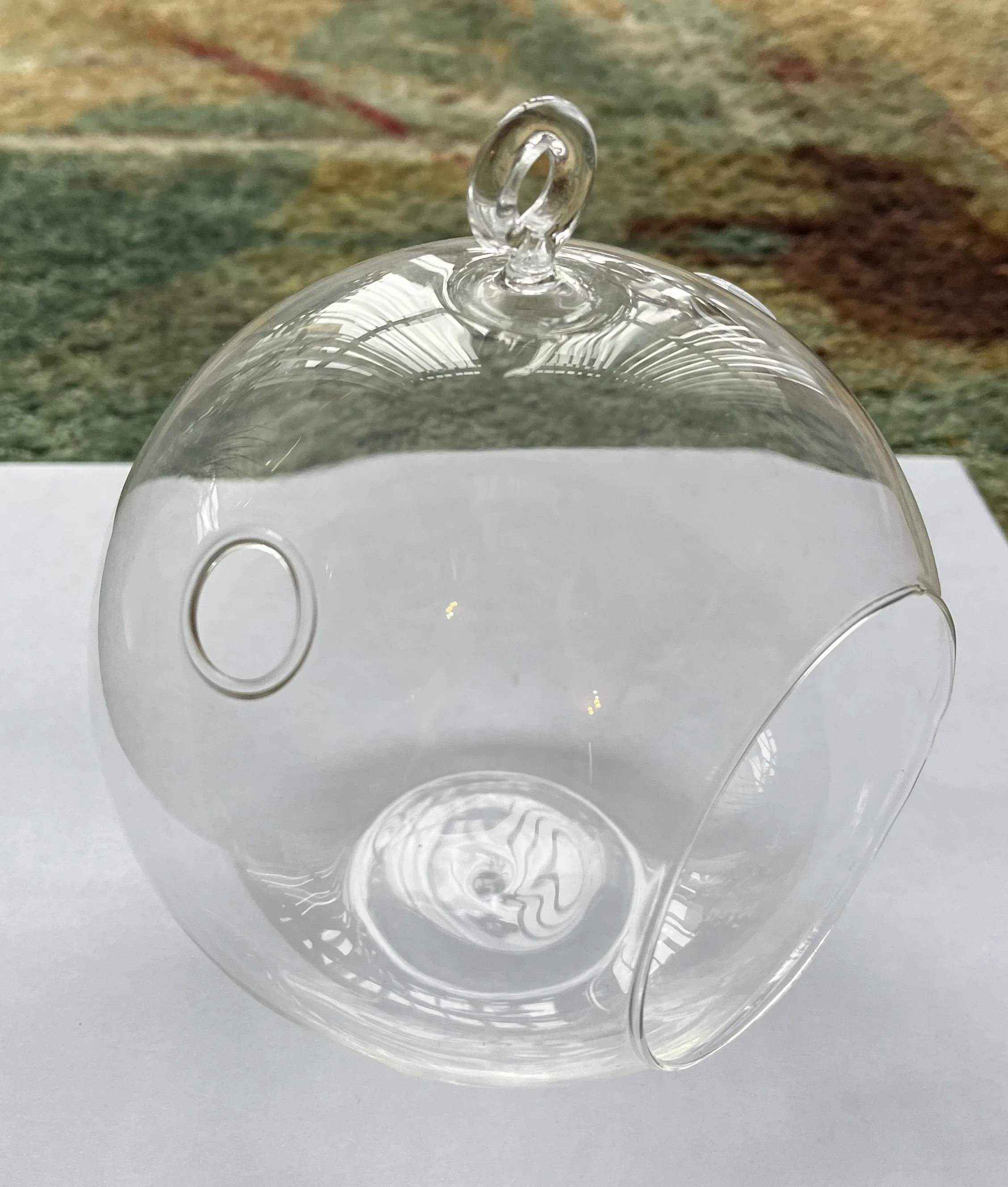Clear Glass Hanging Terrarium #Cleanout image indicator(2)