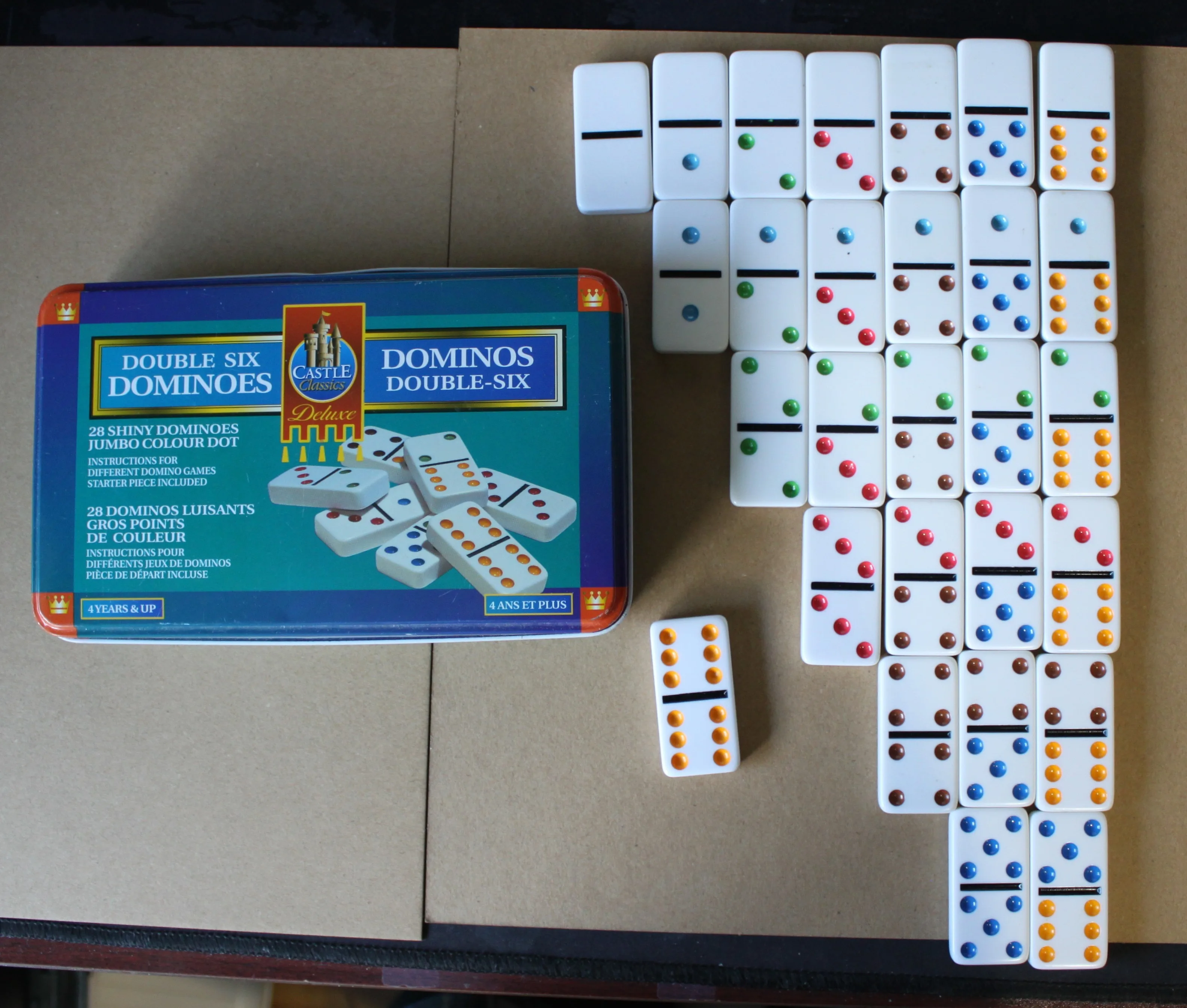 Castle Double Six Dominoes image indicator(2)