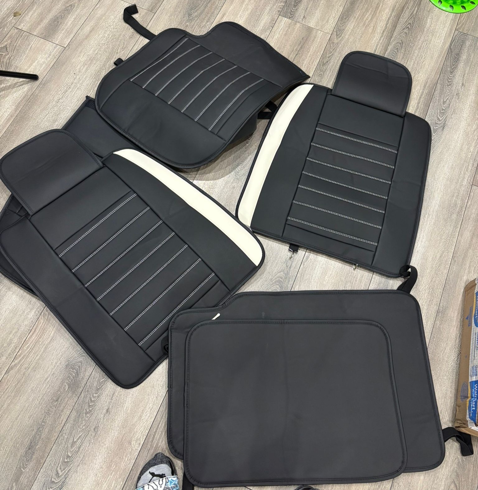 BRAND NEW rear leather seat covers for FORD F150-F250-F350-F450 - photo 2