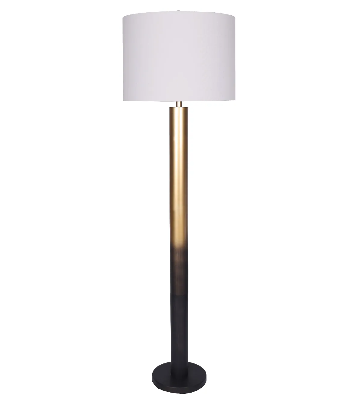 NEW Gold/Black Ombre Metal Floor Lamp