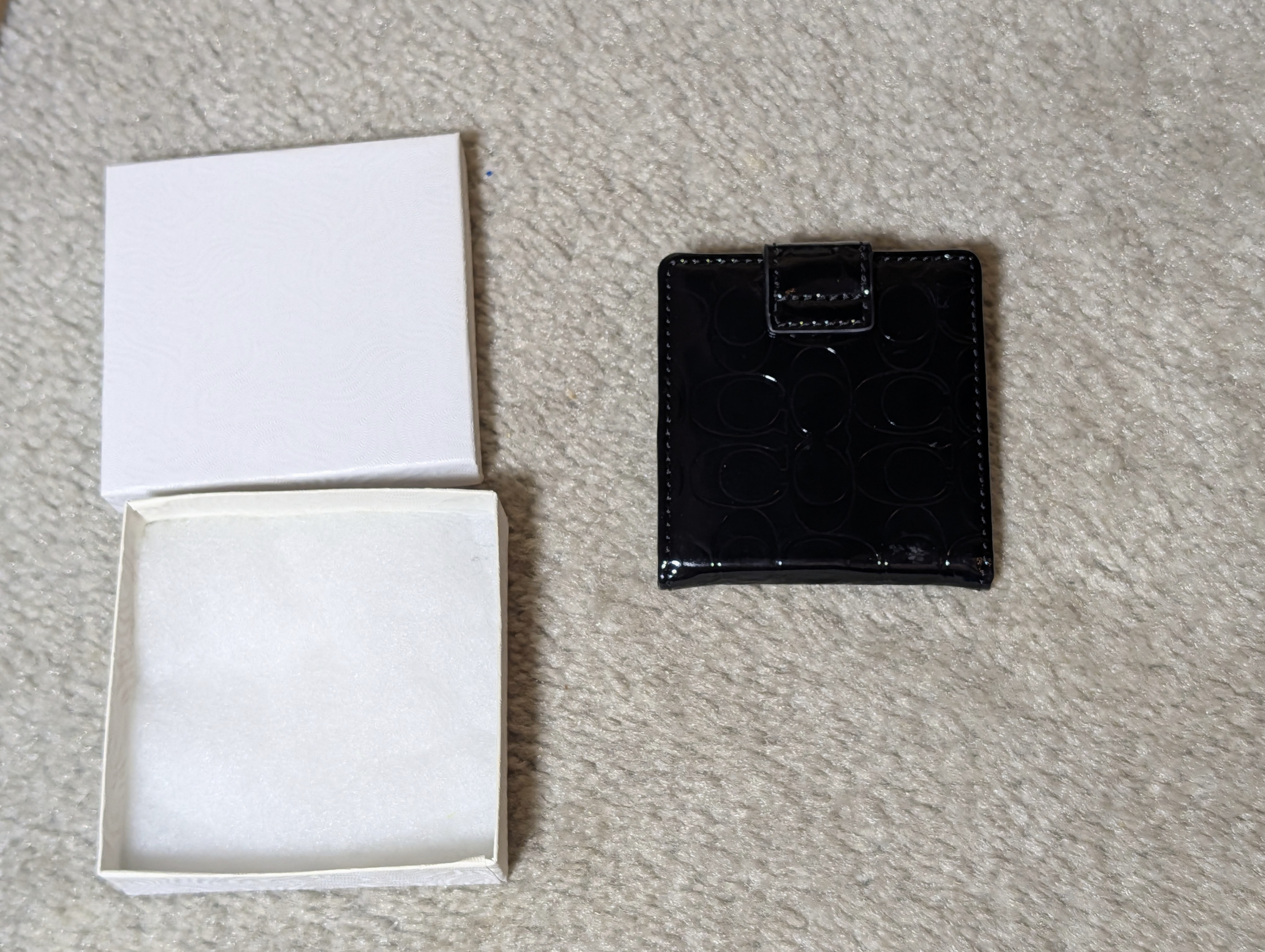 Coach Black Pocket Mirror - photo 2