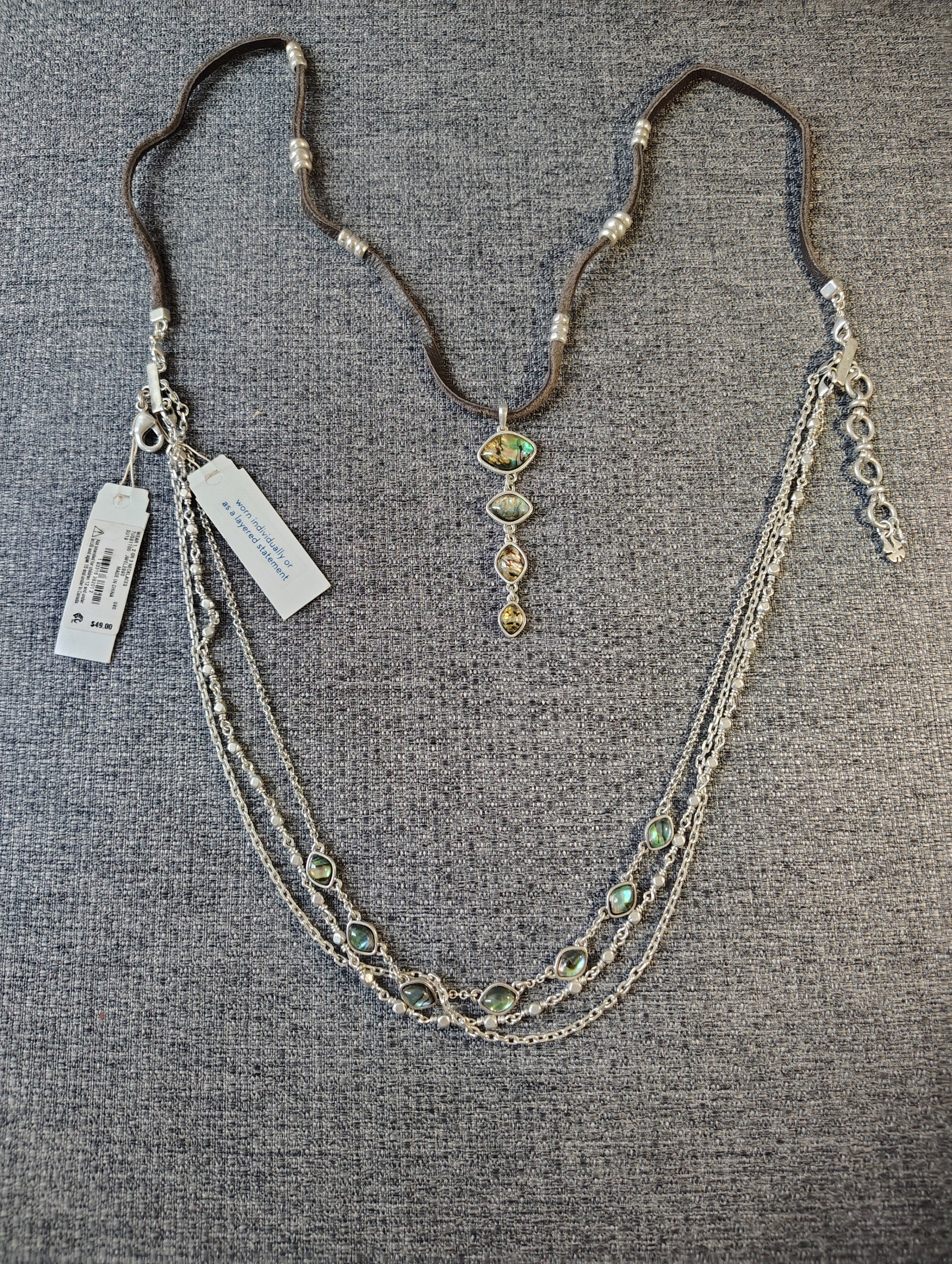 NEW NECKLACE- Lucky Brand (Macy's US price tag, Sale)