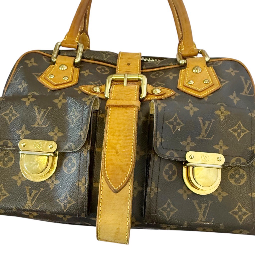 LOUIS VUITTON M40025 Monogram Manhattan GM Tote Bag Shoulder - photo 5