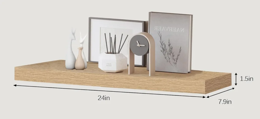 New Set of 2 Floating Shelves (24") image indicator(2)