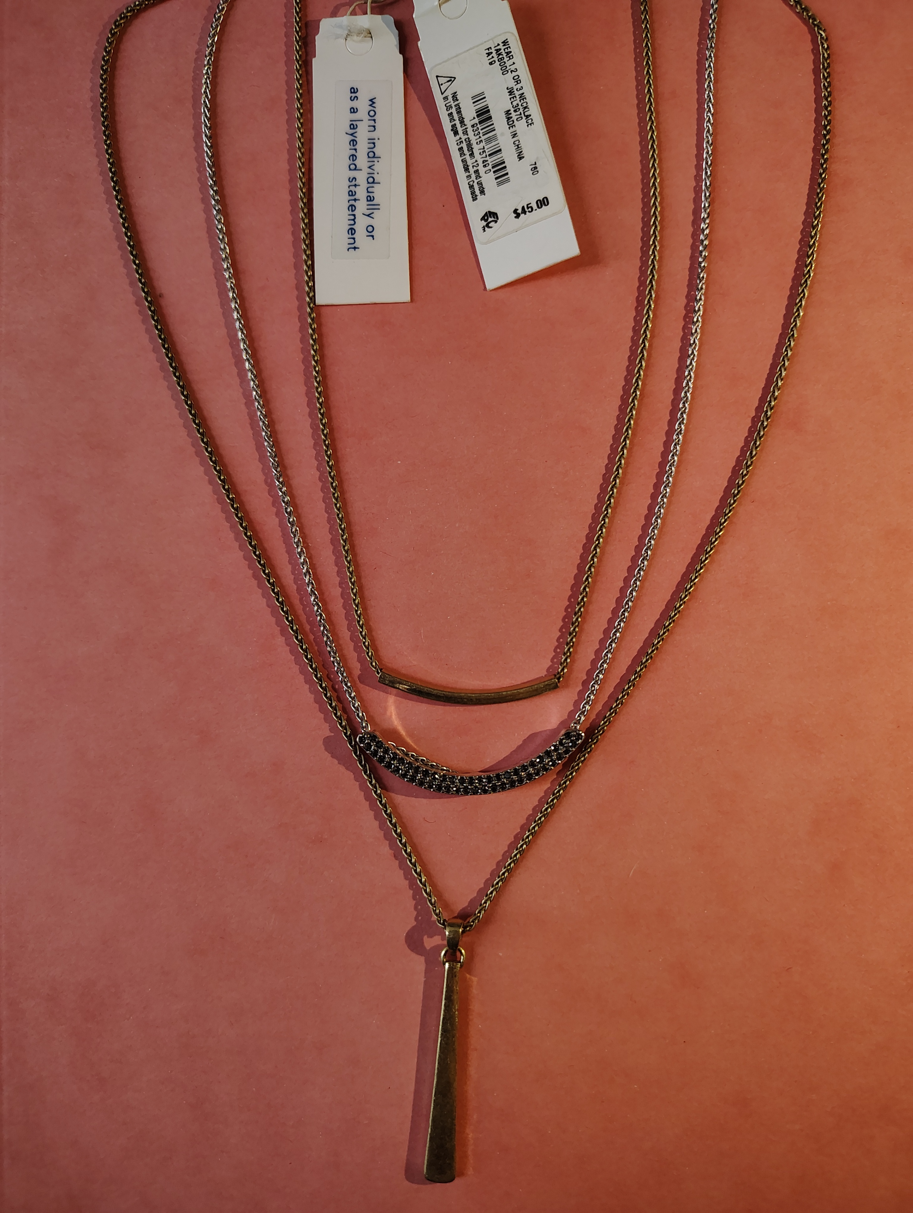NEW NECKLACE- Lucky Brand (Macy's US price tag, Sale) - photo 3