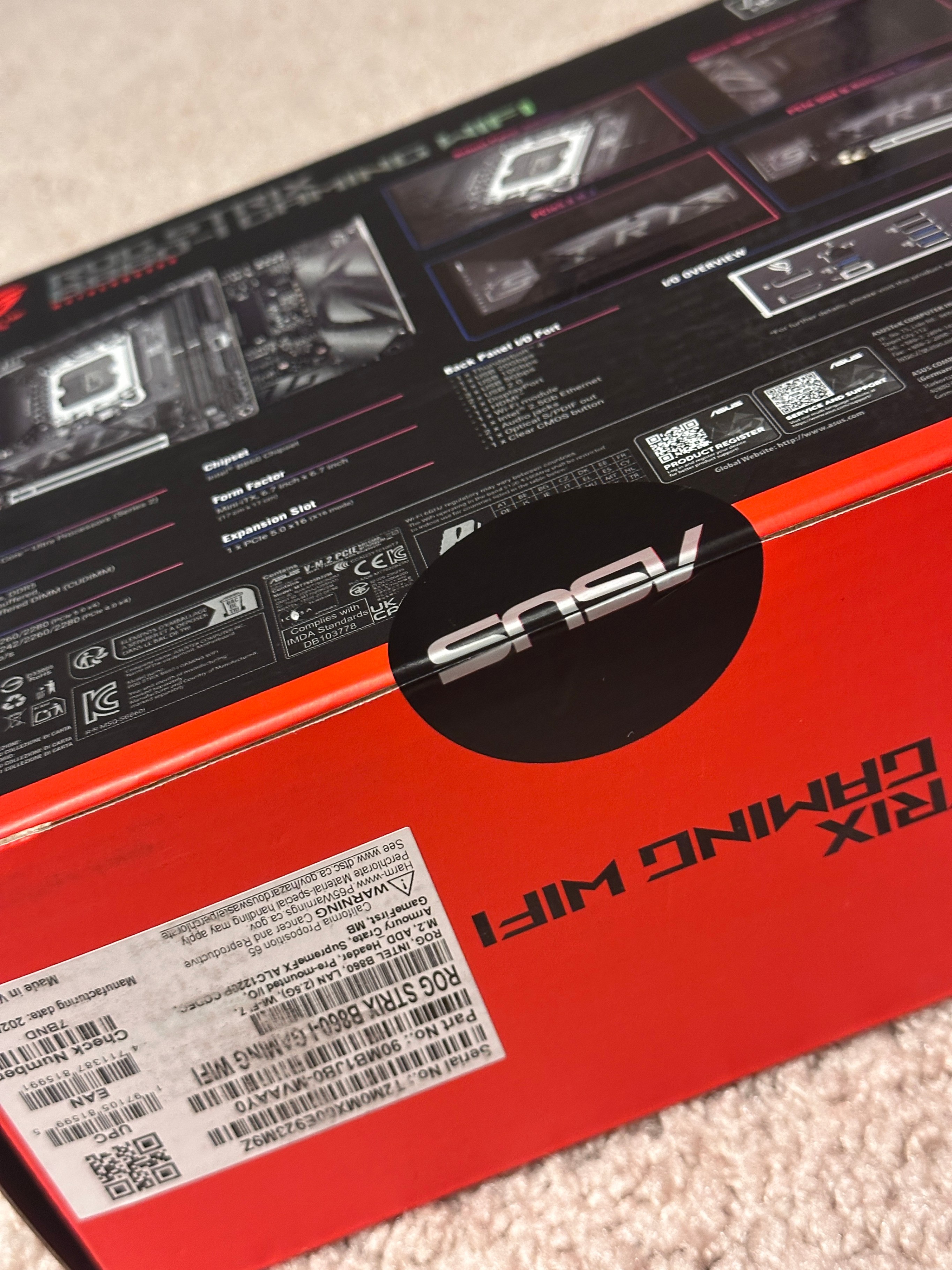 ASUS ROG Strix B860-I Gaming WiFi, Mini-iTX Motherboard Wifi 7 - photo 3