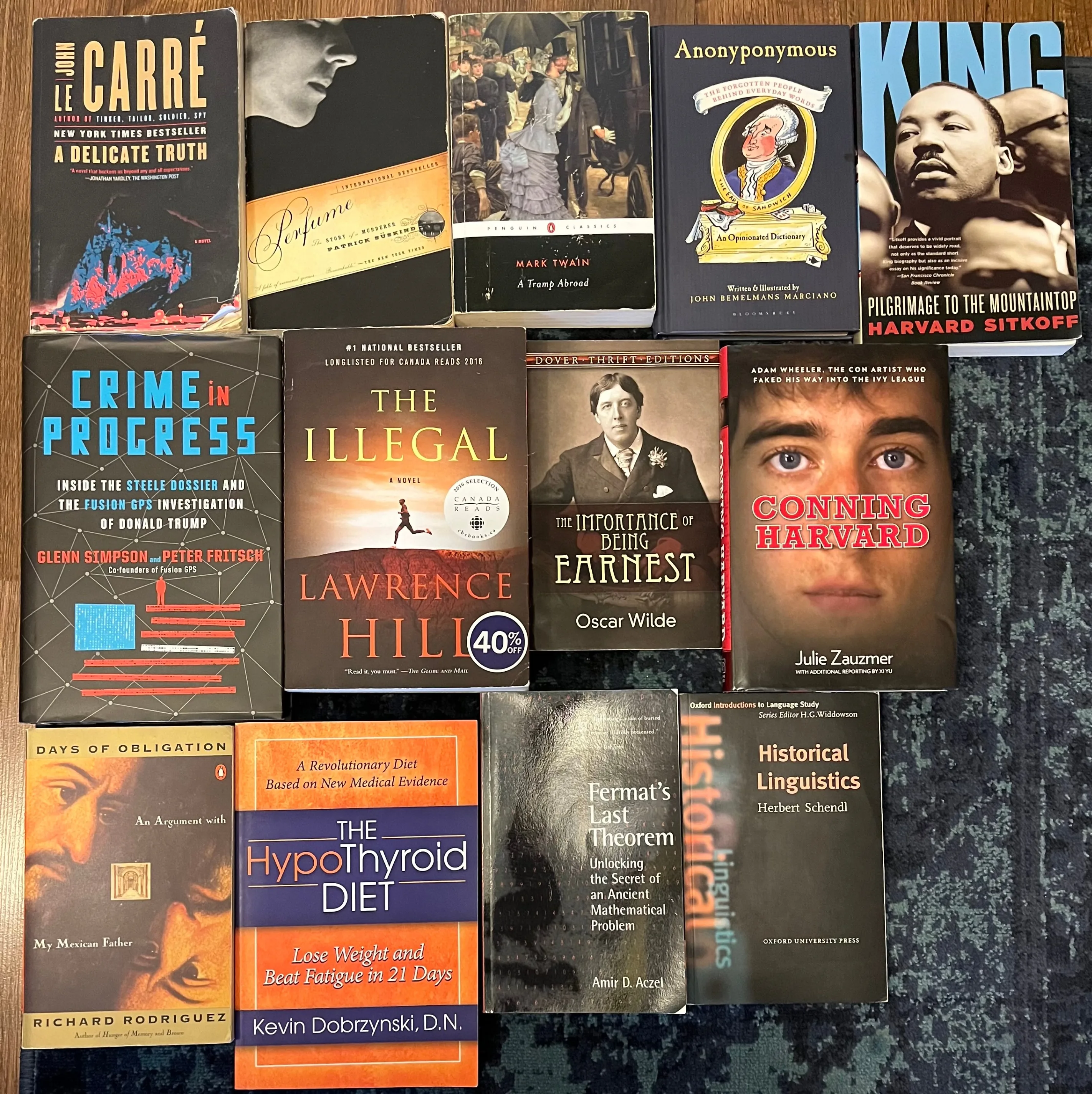 Assorted Books - Le Carre, Twain, Wilde, & More!