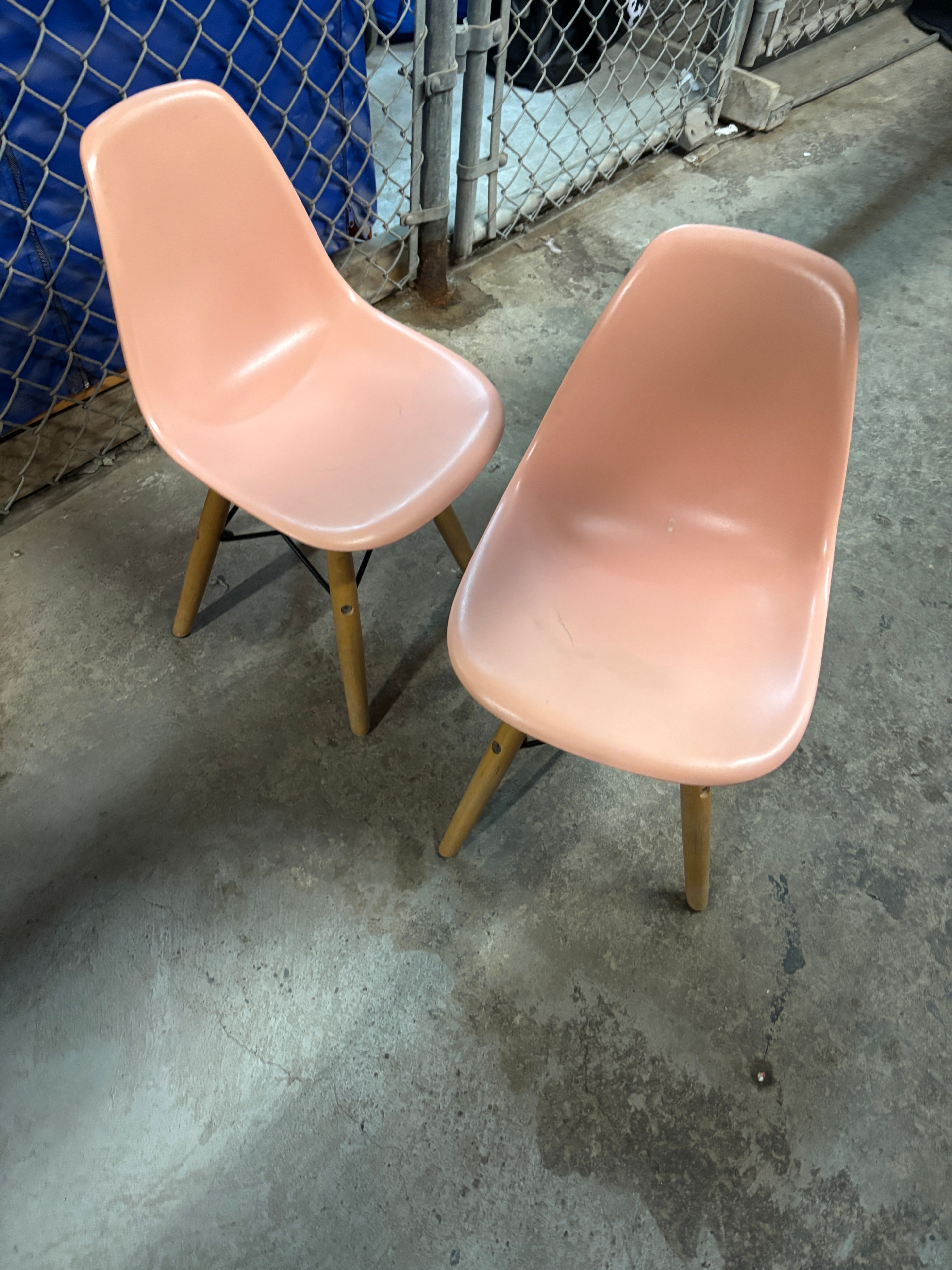 Pink Eames Style toddler Chair #cleanout