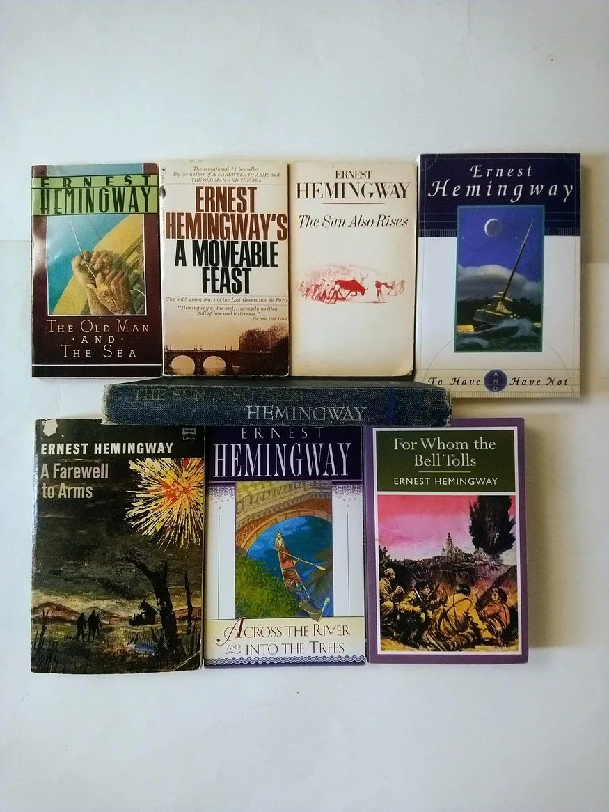 Ernest Hemingway books!