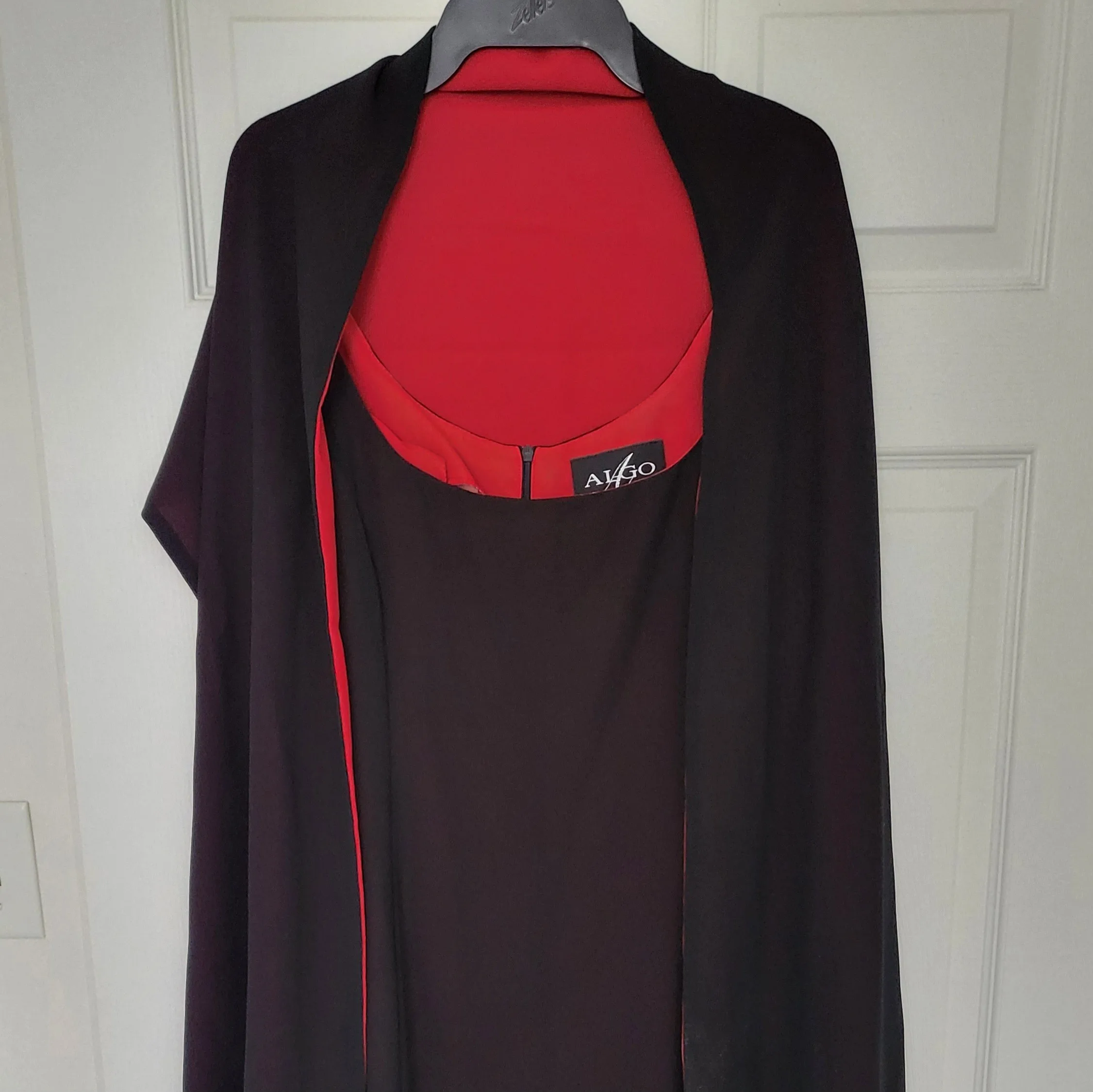 Great! - Algo Red & Black Small Dress + Scarf - Quick Pickup!🚀