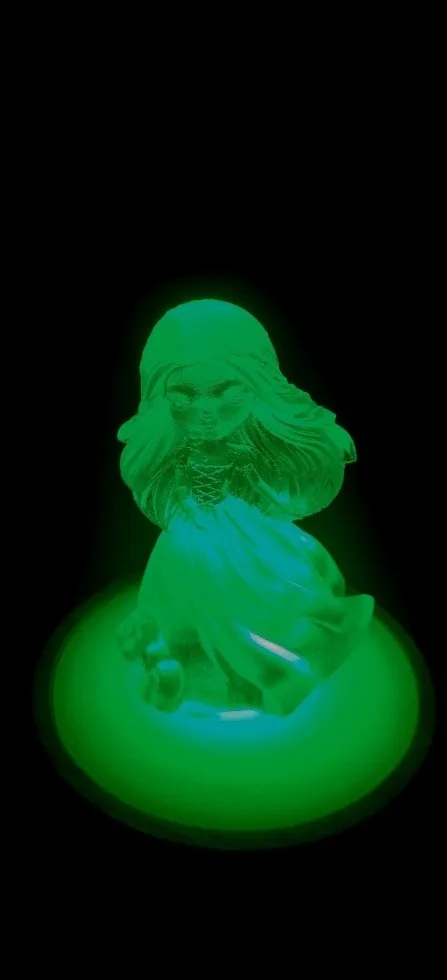 Linda in the Light. Handmade Night Light. image indicator(4)