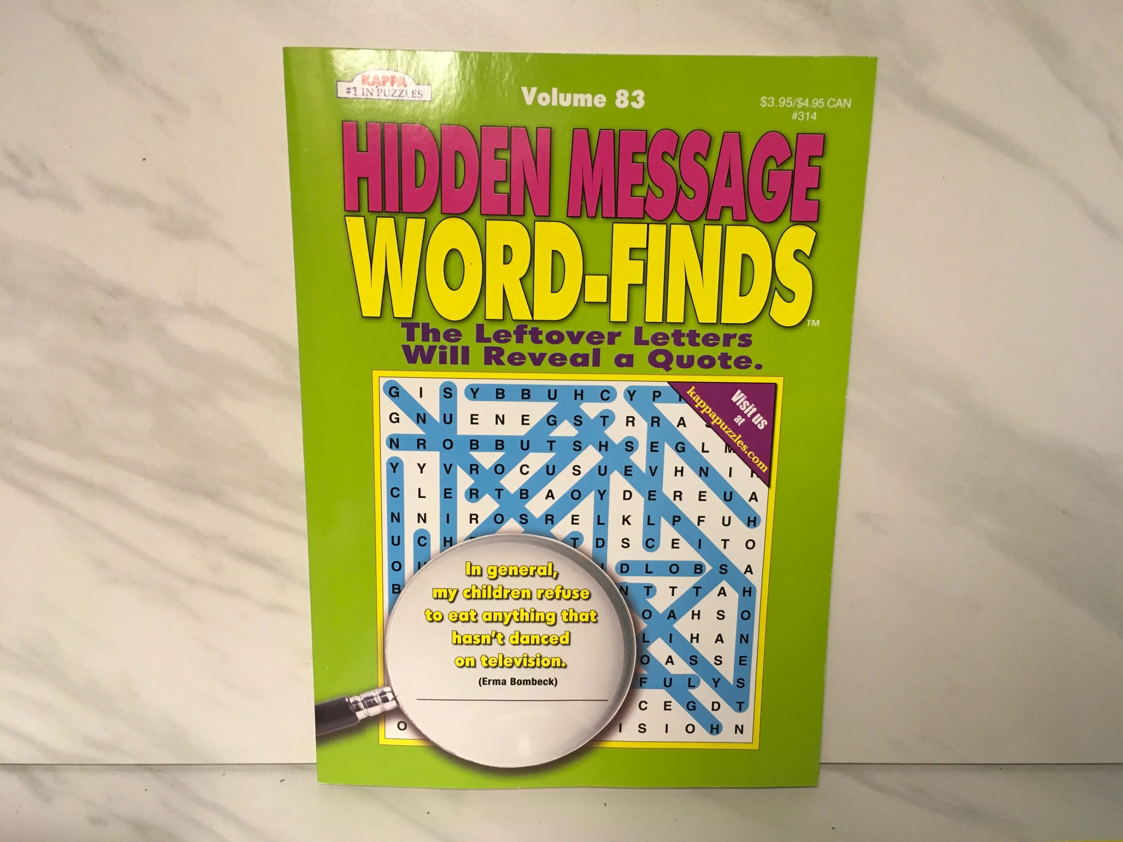 Kappa Hidden Message Word-Finds Puzzle Book