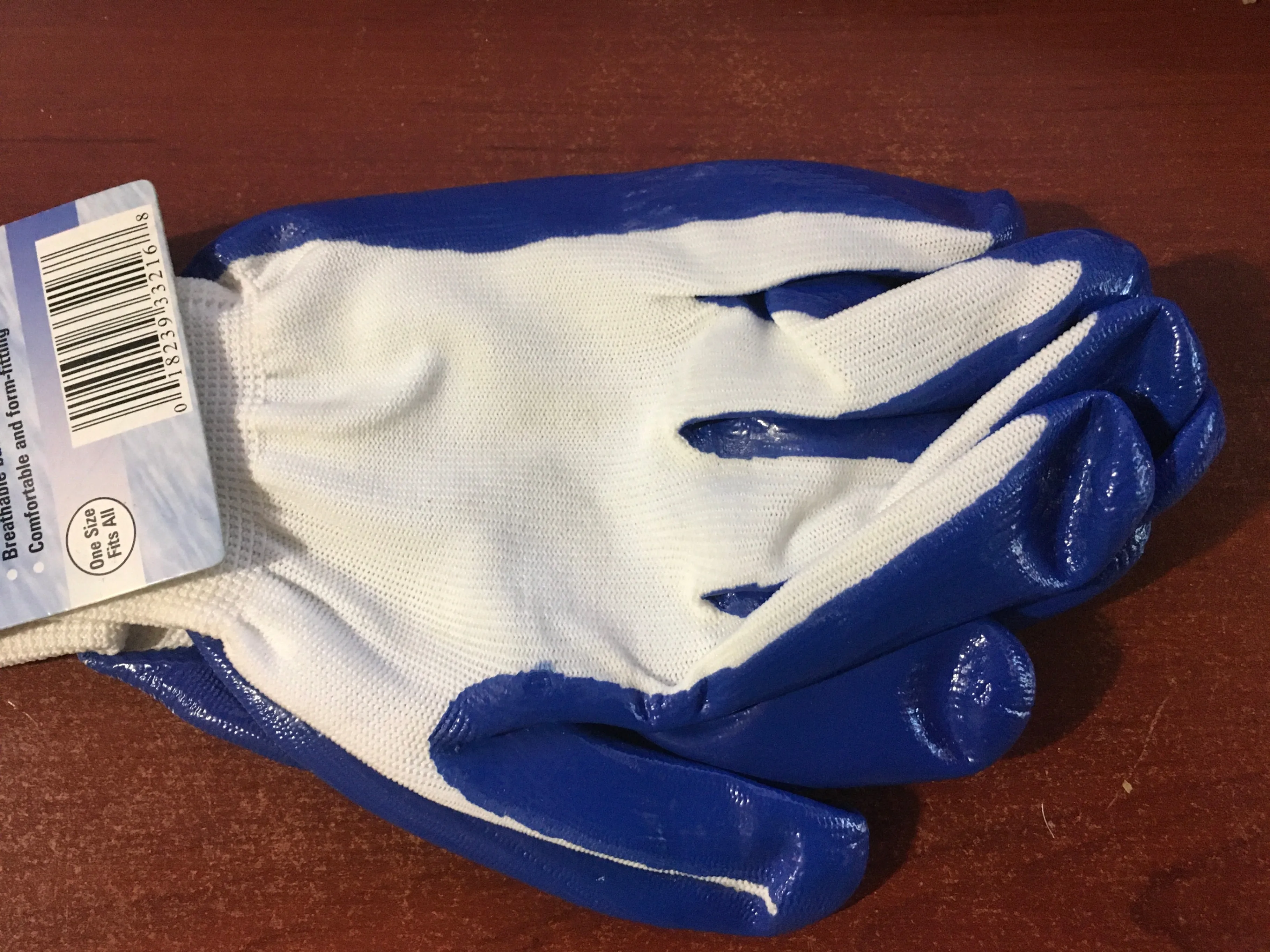 Nitrile Coated Protective Gloves - One Size Fits All image indicator(2)