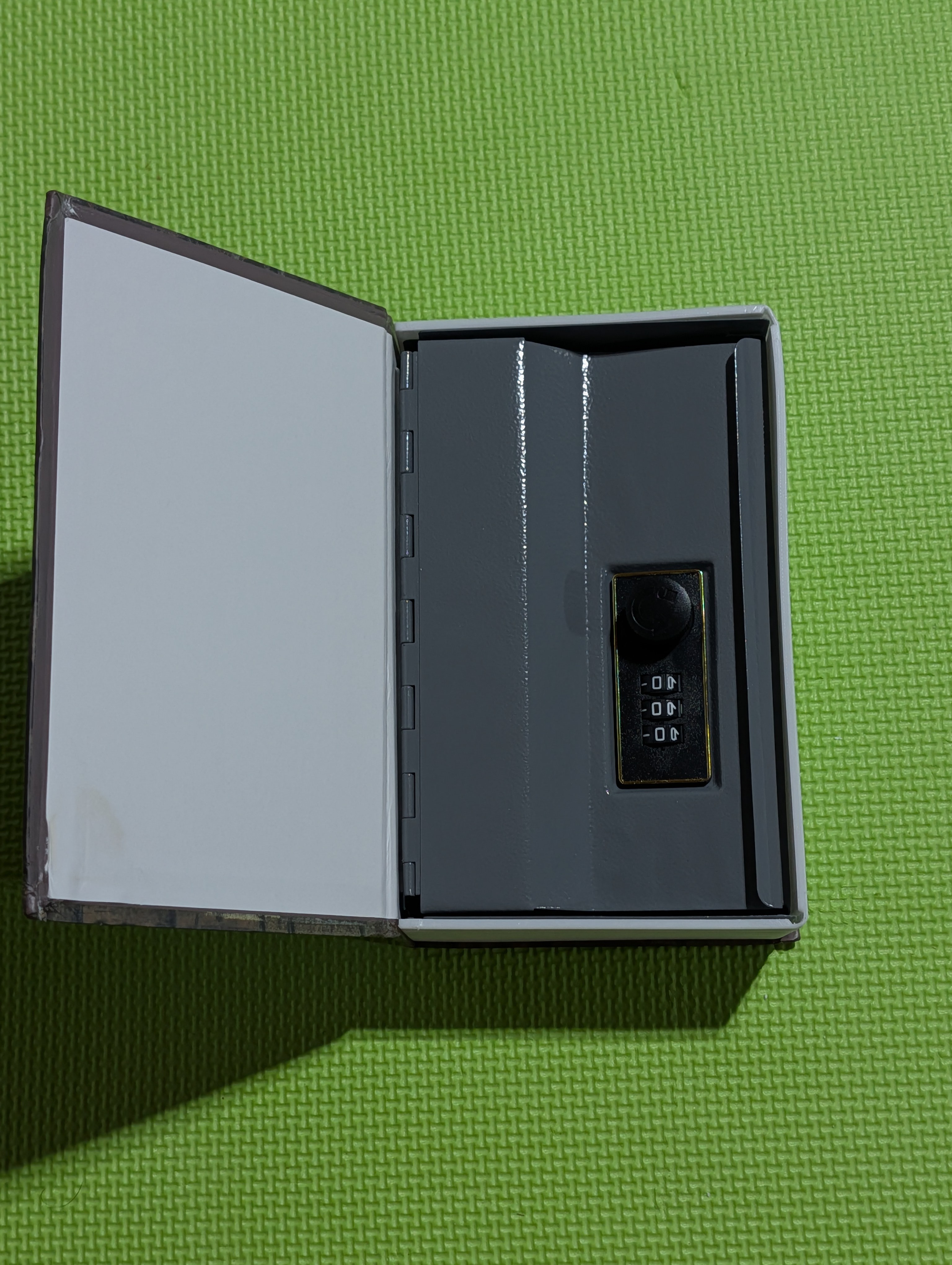 Book Safe with Combination Lock