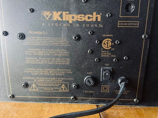 Klipsch ProMedia 2.1 THX computer speakers - photo 4