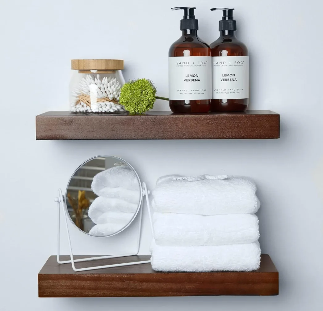 New Set of 2 Floating Shelves (16")