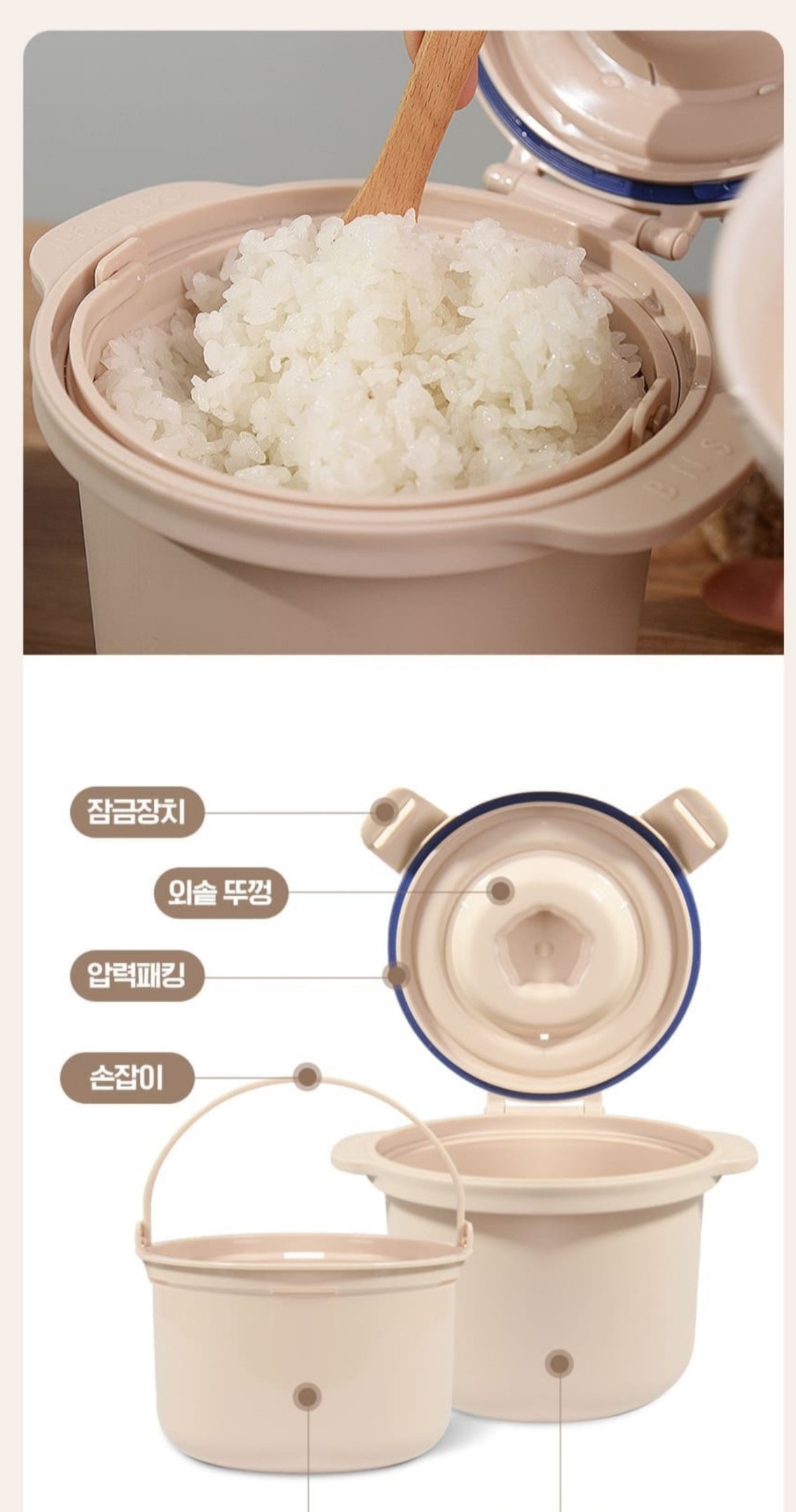 Microwave low-carb/sugar mini rice cooker - photo 3