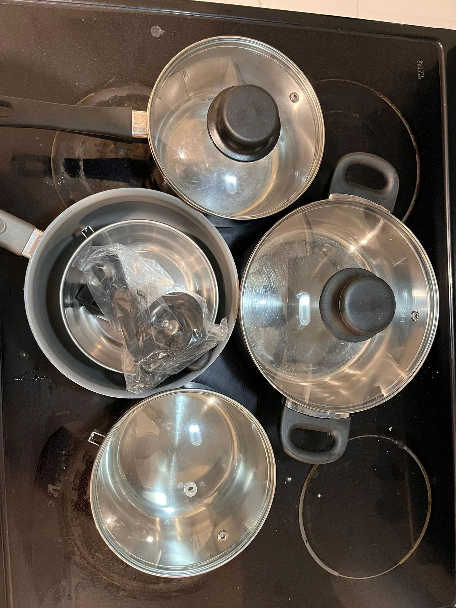🍳 Stainless Steel Pot and Pans – With Lids | NEW