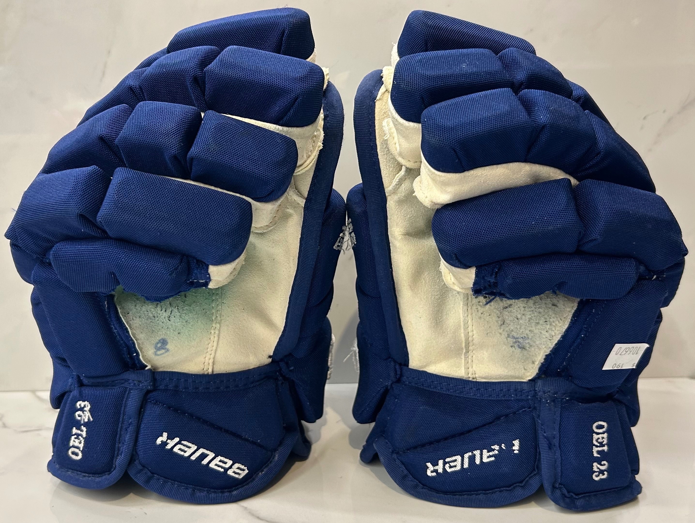 Canucks Used In Game By #23 Oliver Ekman-Larsson Gloves - photo 3