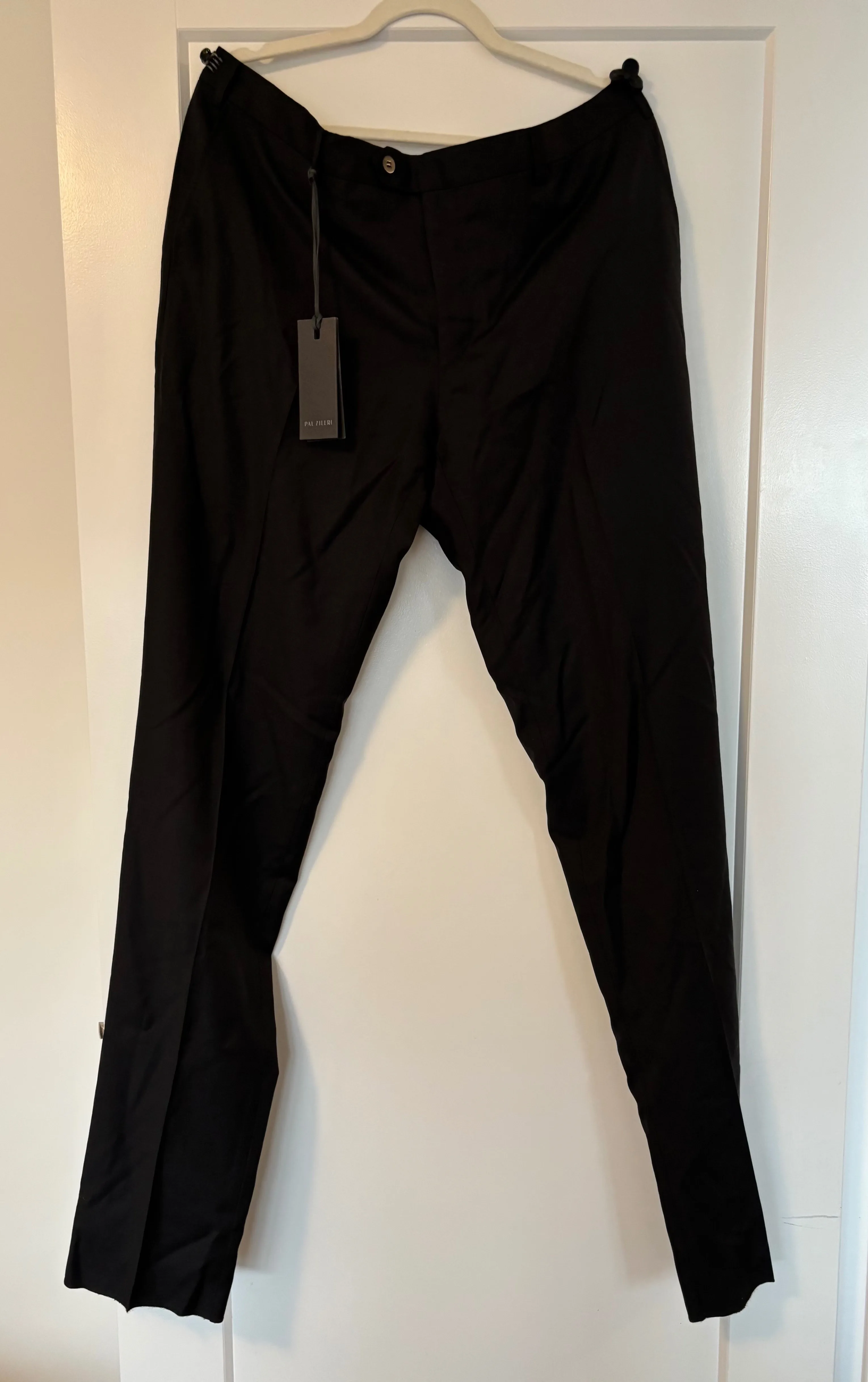 NWT Pal Zileri Black Men’s Pants – Size 56 (EU) / 40 (US)