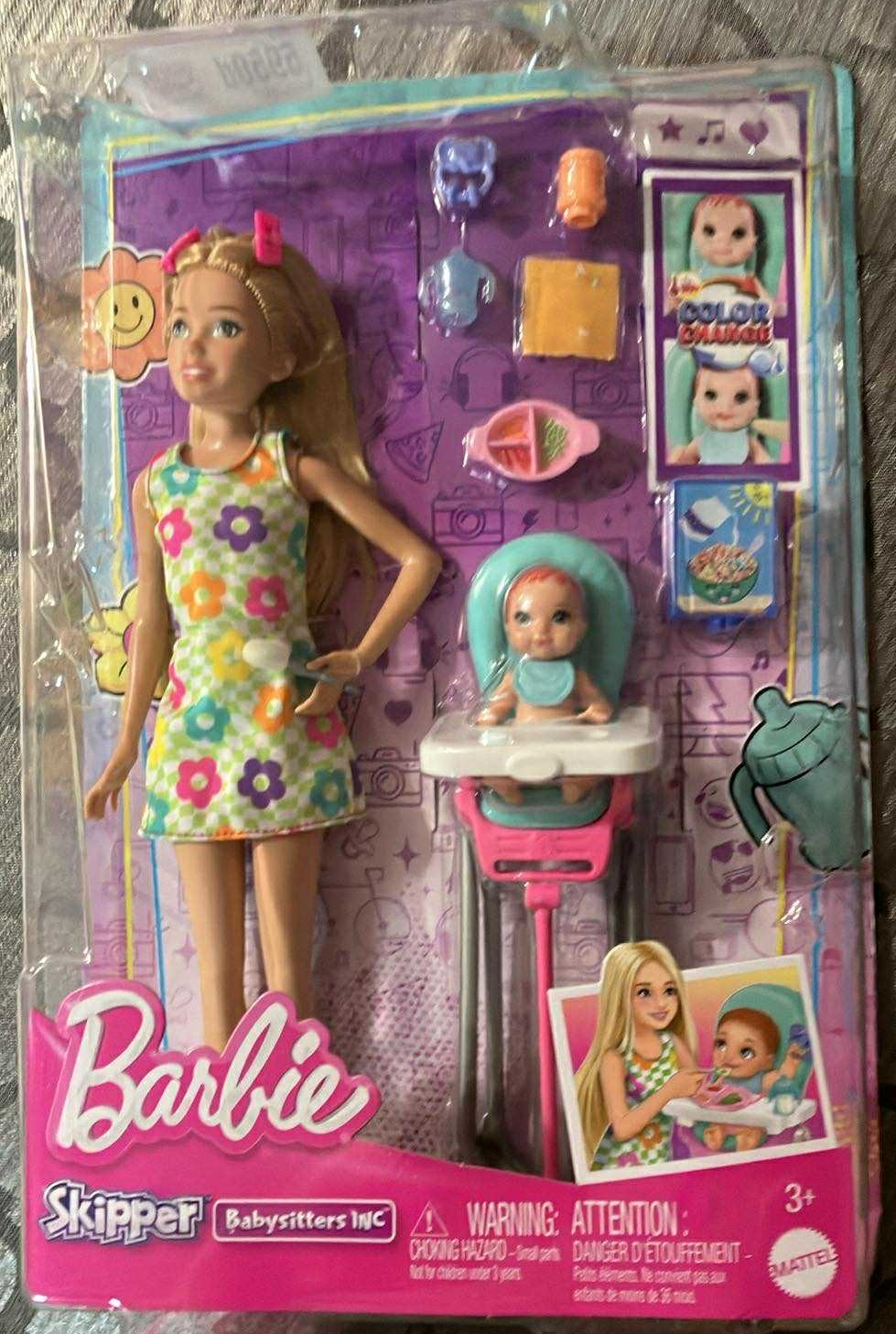 Barbie Skipper Babysitters Inc and Playset (New)