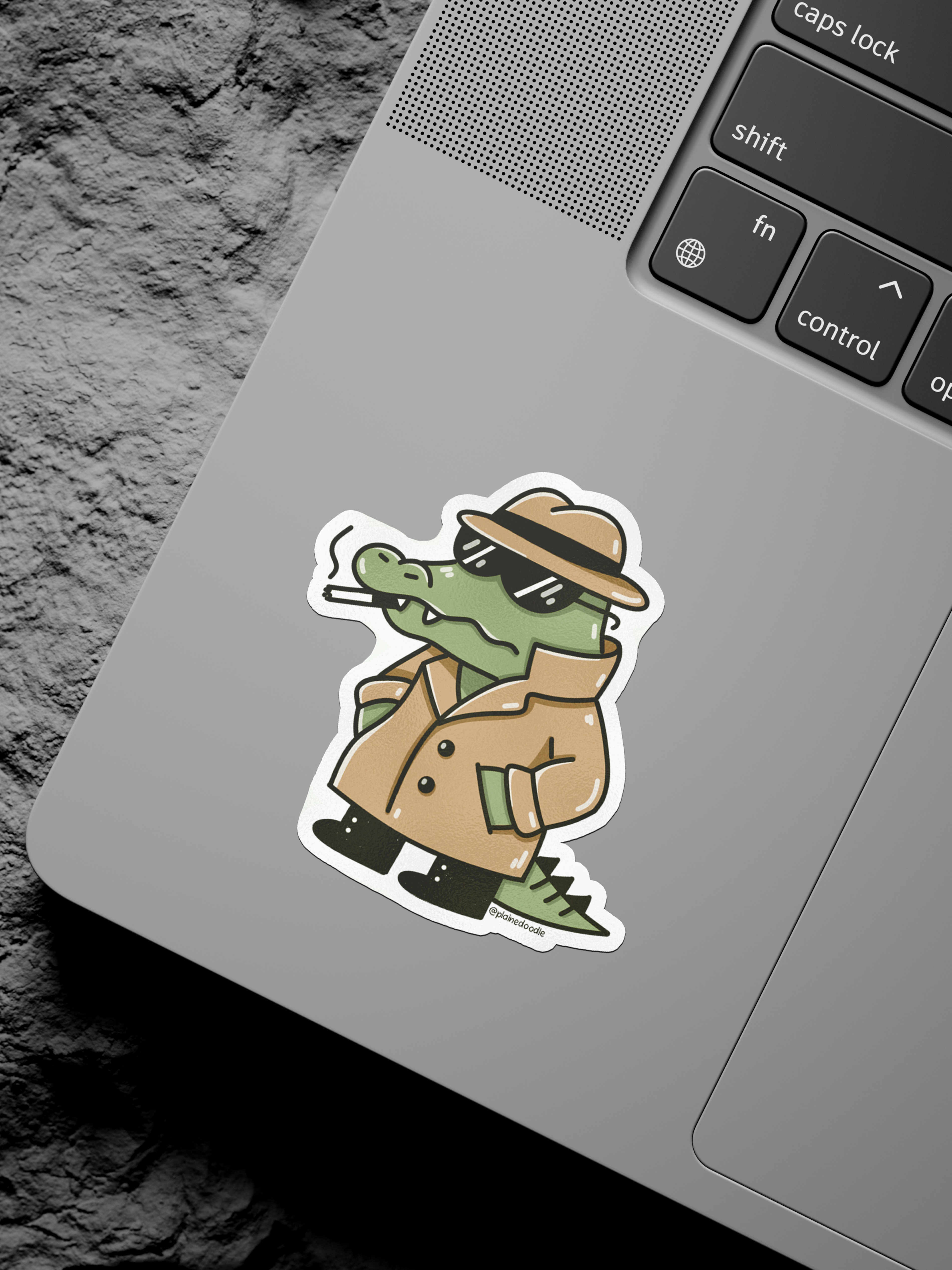Smoke Crocodile Vinyl Sticker - photo 2