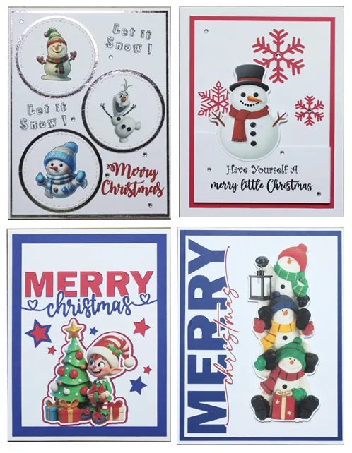 Christmas Cards - handmade - Christmas fun