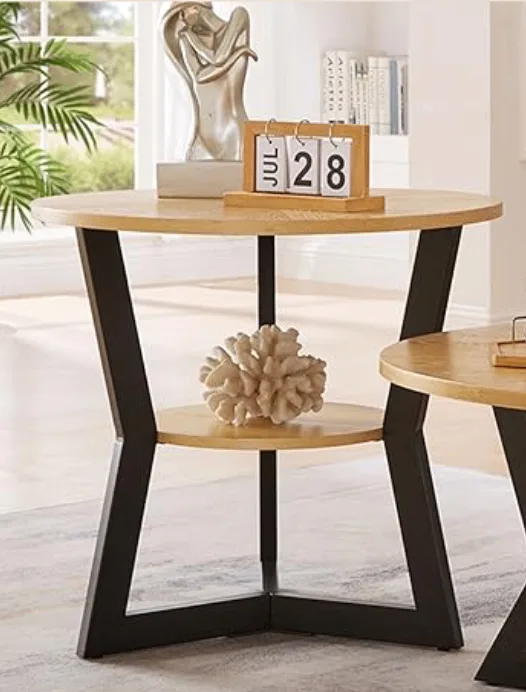 New Round Solid Wood Table image indicator(2)