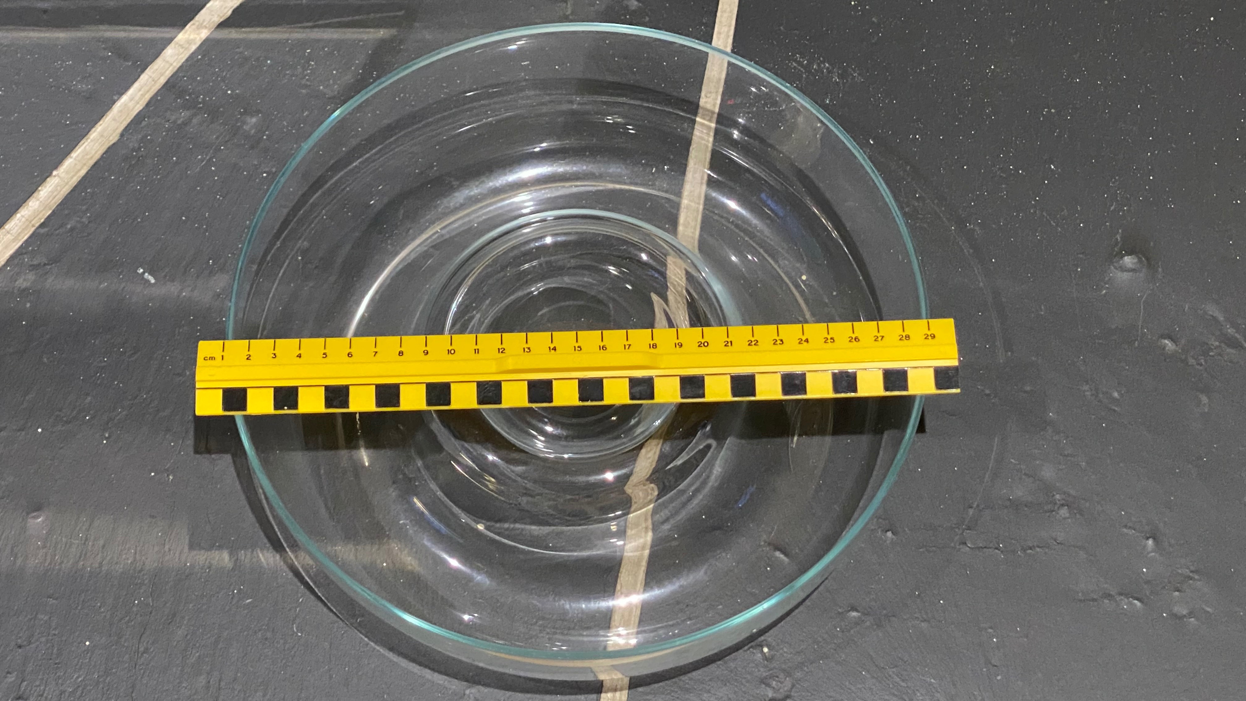 Glass Salad/chip Bowl with Dipping Insert - photo 2