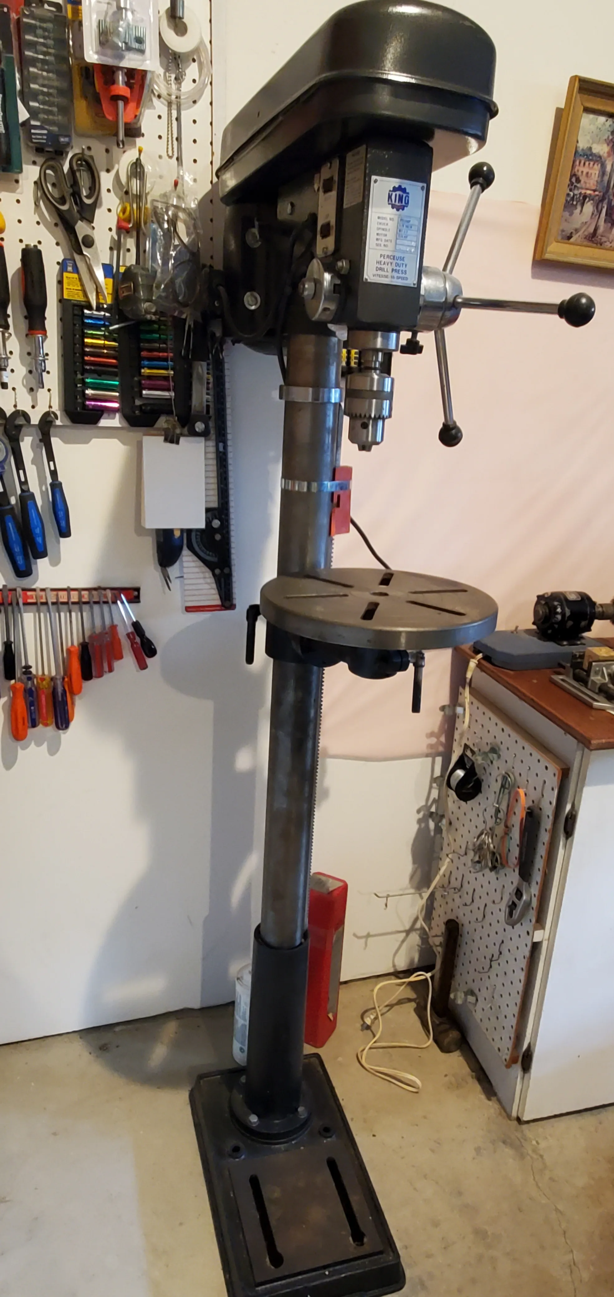 King Floor Drill Press