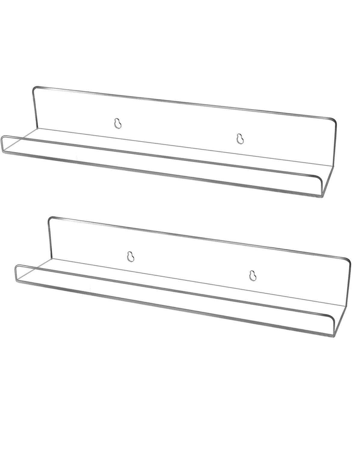 Acrylic Floating shelves with adhesive and Screws - 4 - photo 2