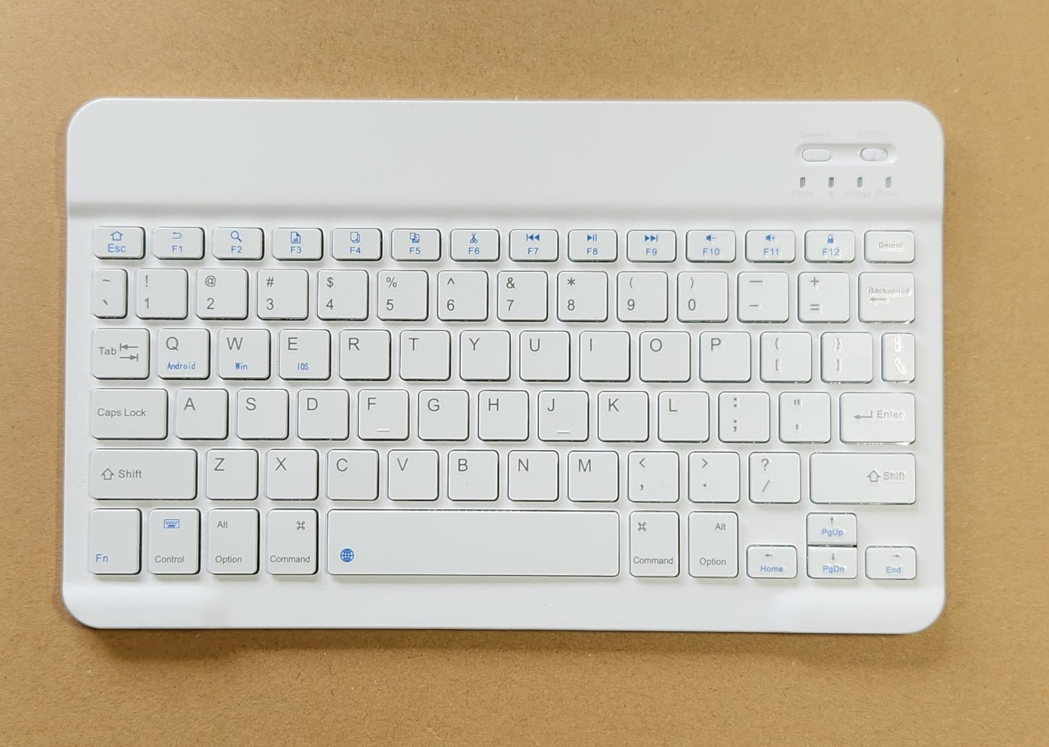 Mini USB keyboard and mouse combo - white - photo 5