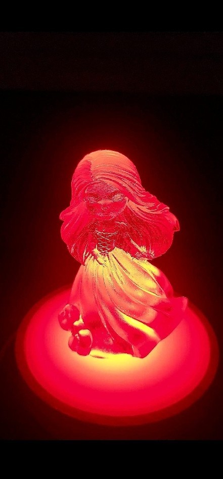 Linda in the Light. Handmade Night Light.