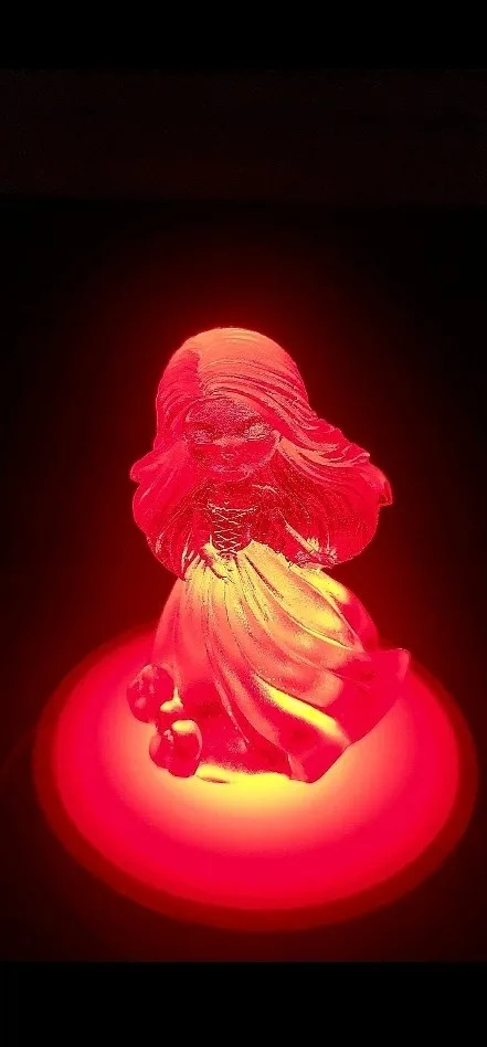 Linda in the Light. Handmade Night Light.