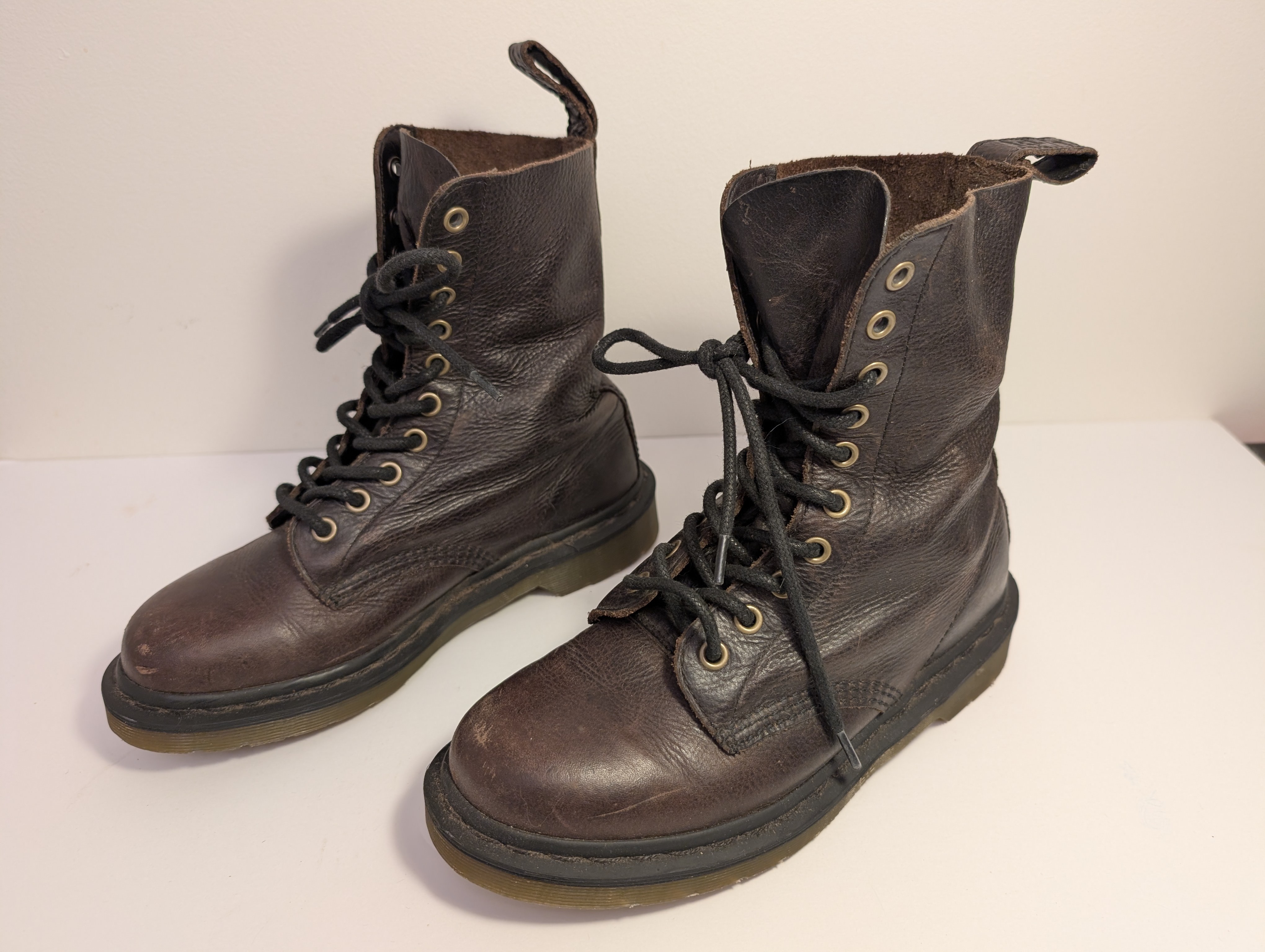 Doc Martens Brown Leather Boots - US Women's Size 7