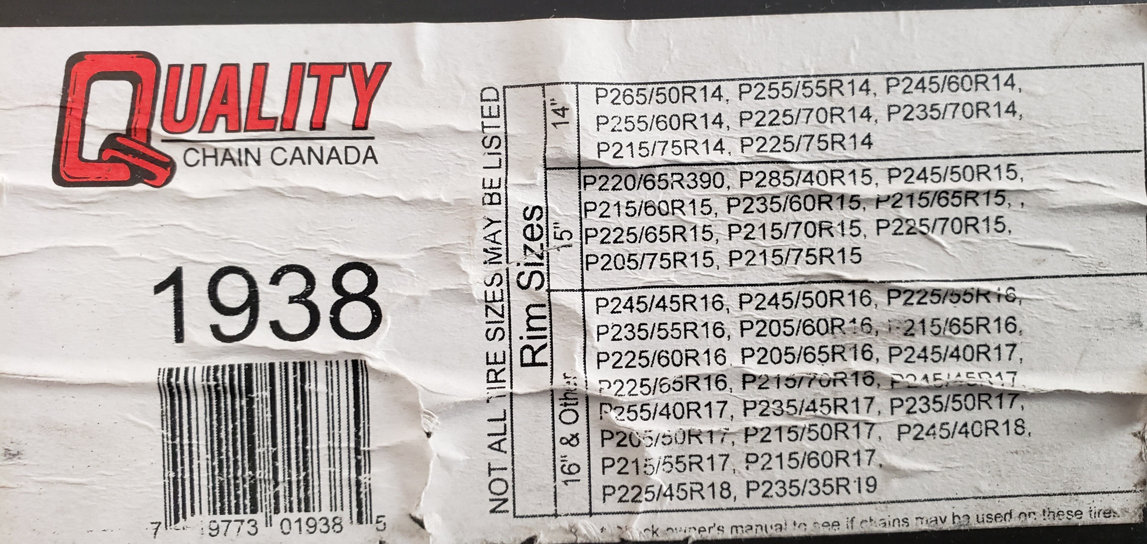 Winter Tire Chains - photo 2