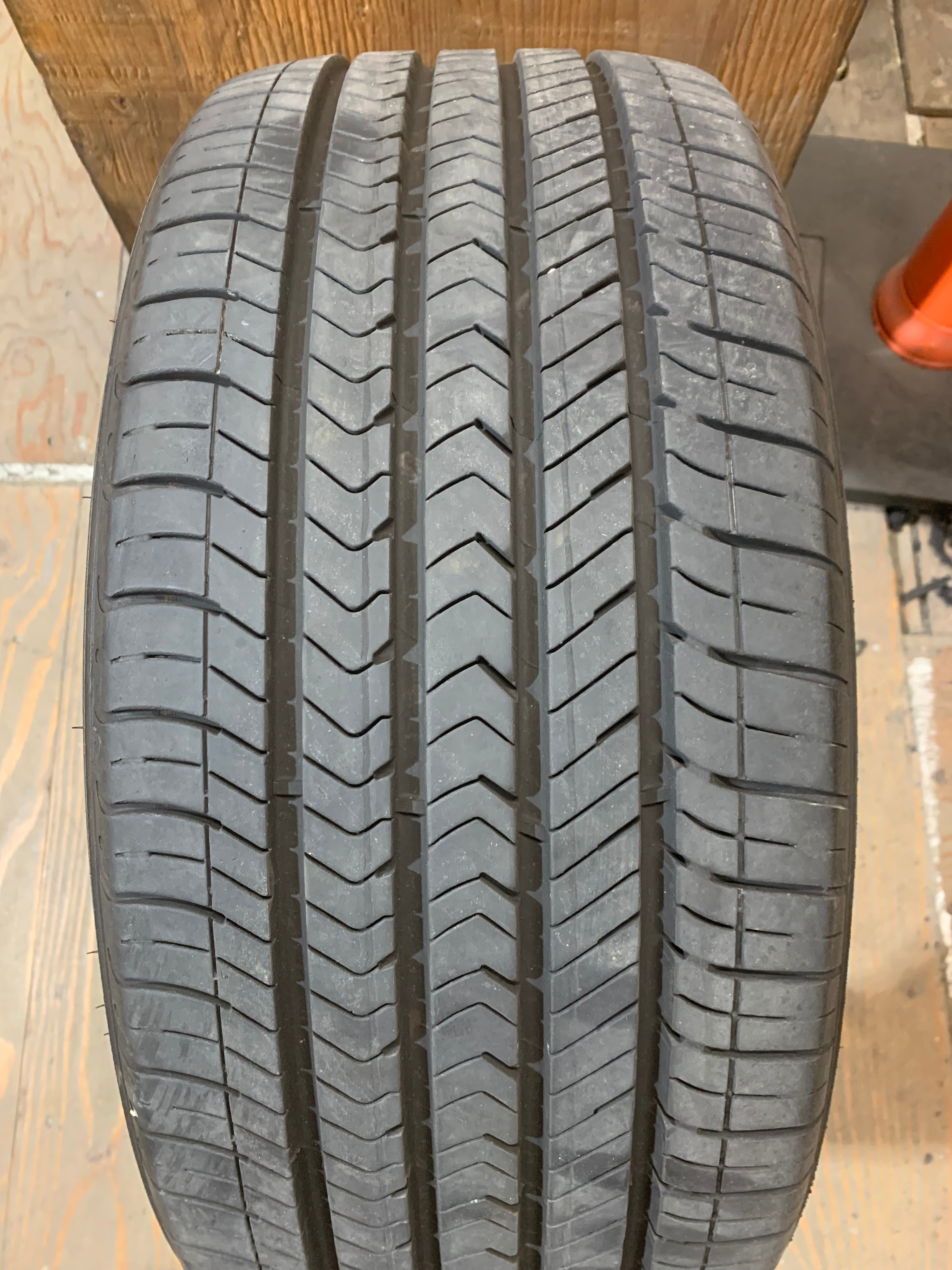 PAIR of 235/40/18 91W M+S Goodyear eagle Sport with 70/80% tread