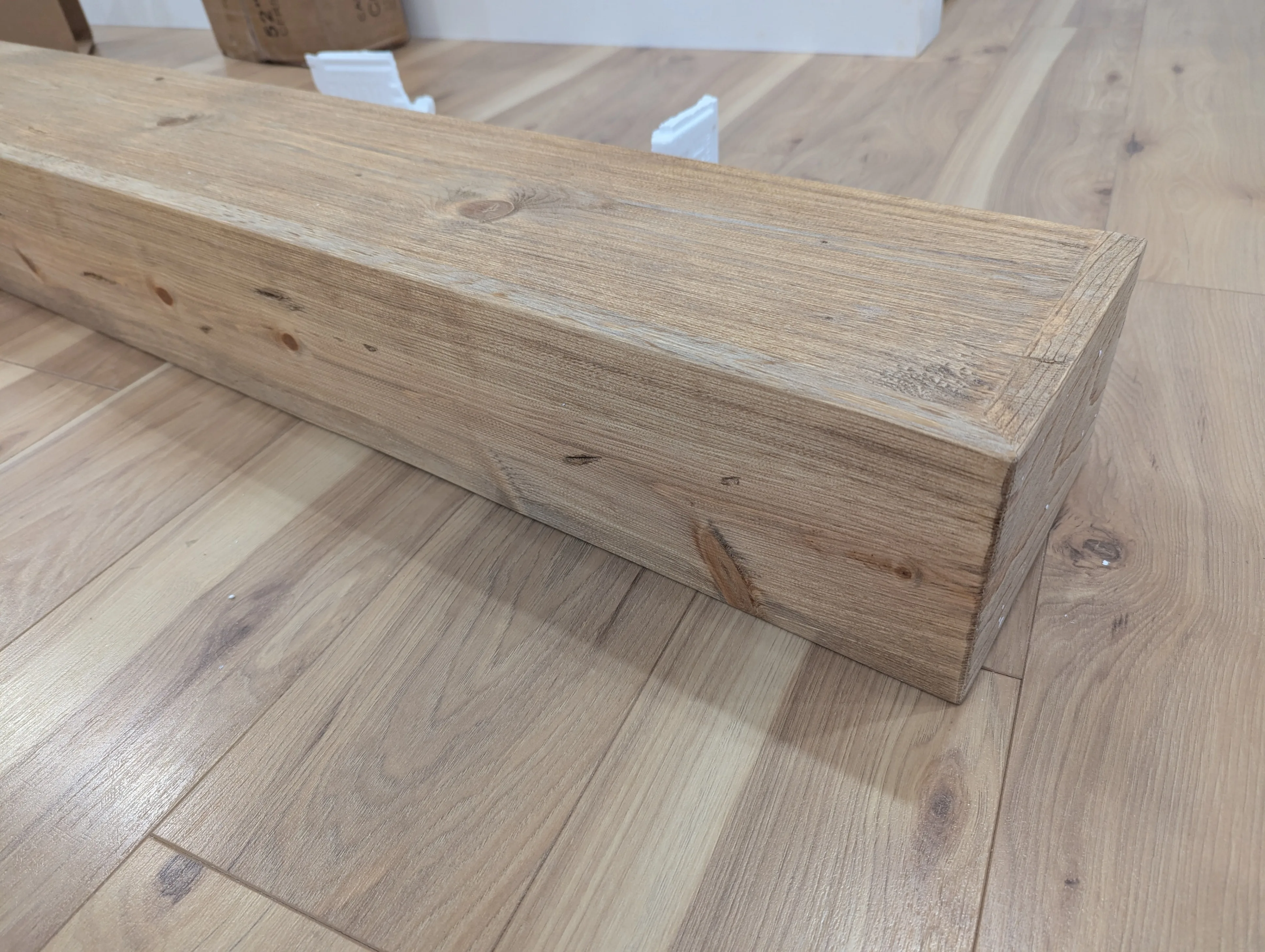 Modern Farmhouse Fireplace Shelf Mantel - 48" image indicator(8)