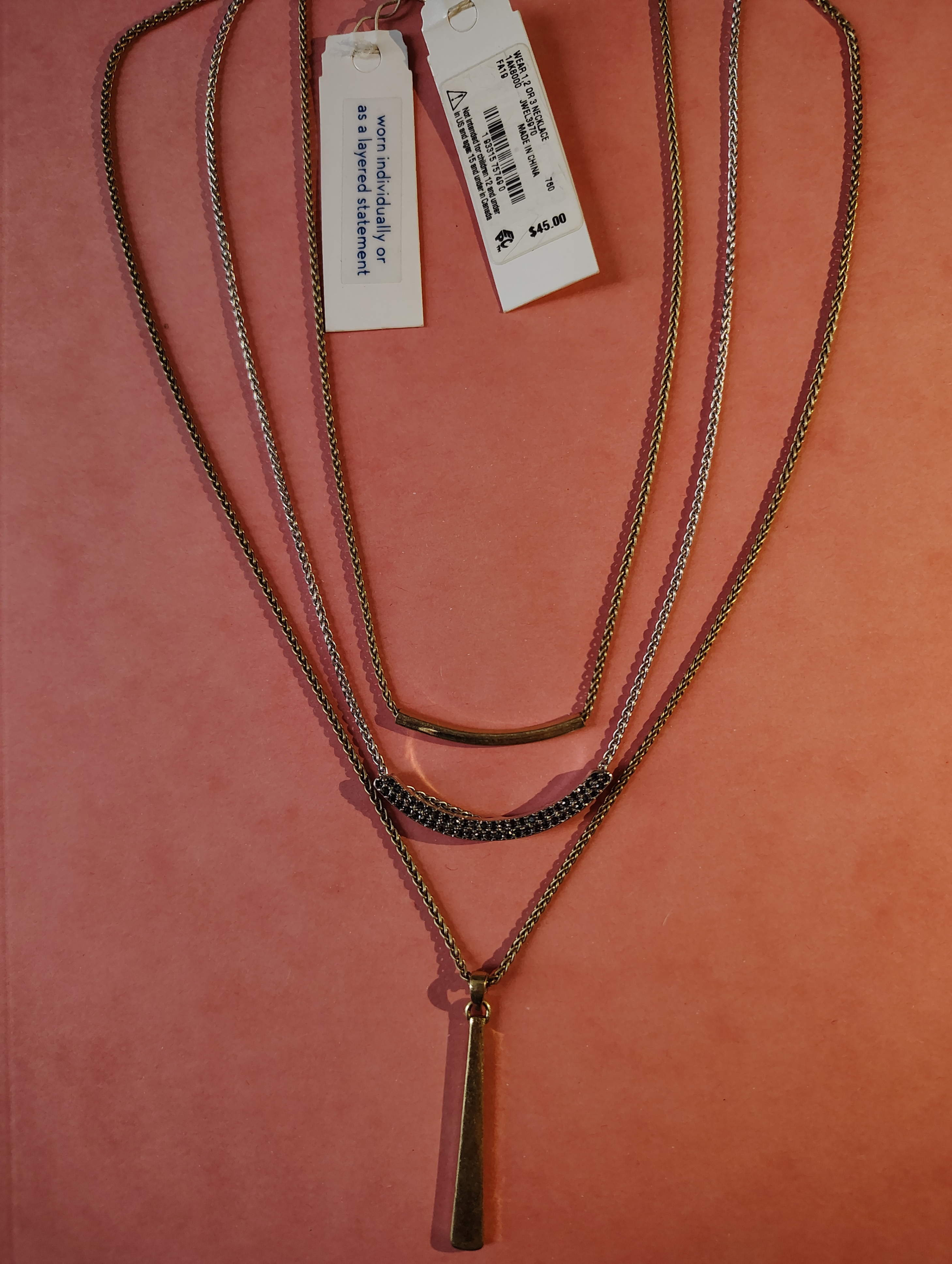 NEW NECKLACE- Lucky Brand (Macy's US price tag, Sale) - photo 2