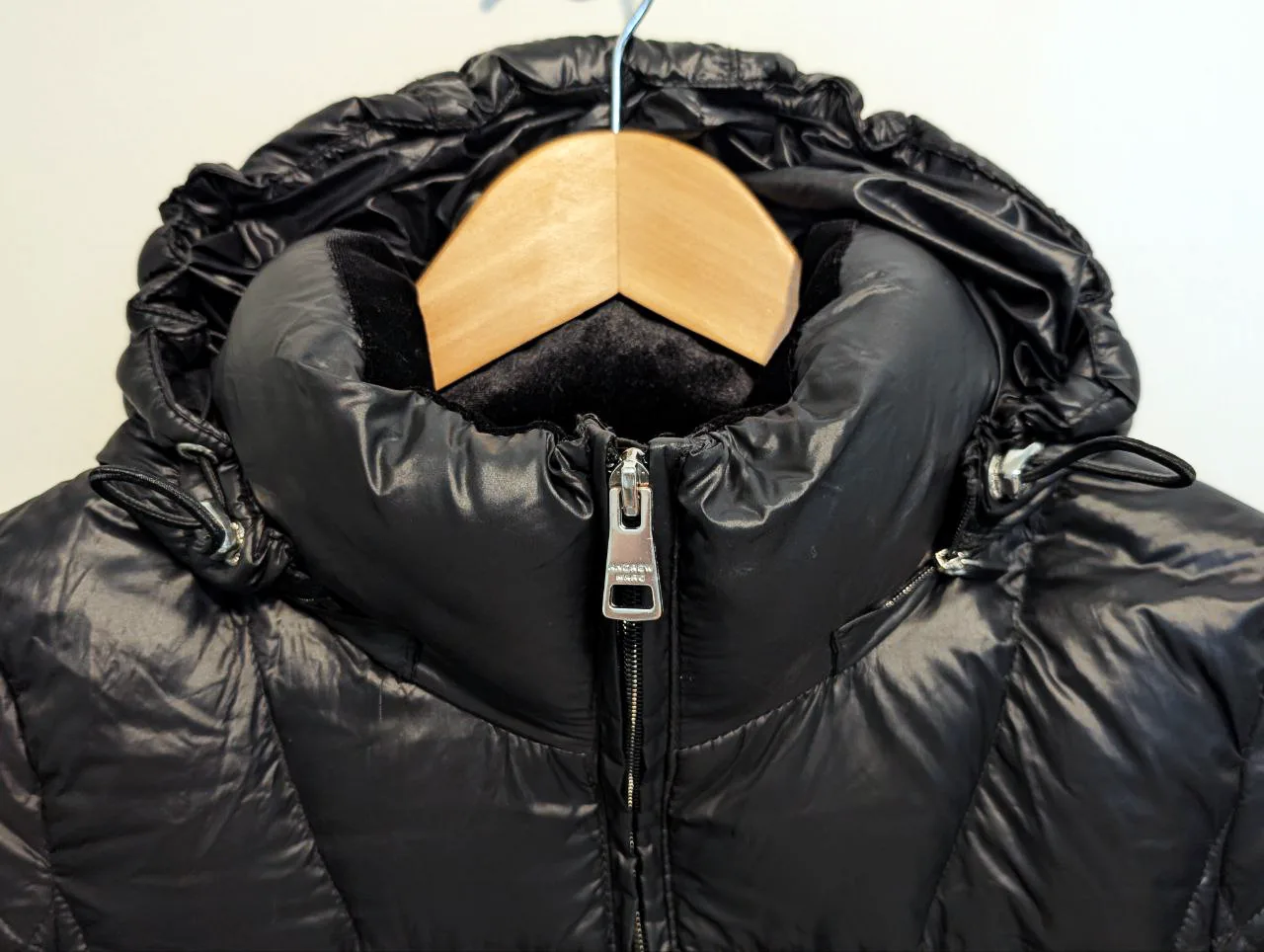 ANDREW MARC Women Blck Packable Duck Down Puffer Winter Jacket S image indicator(3)