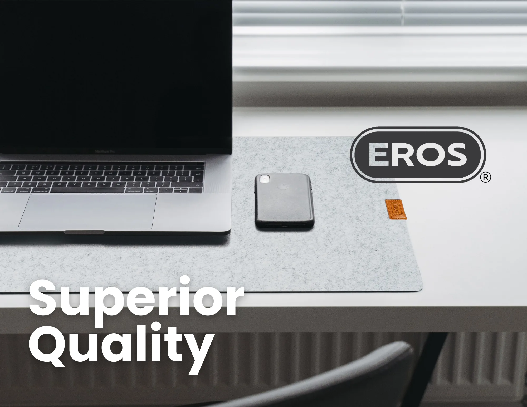 EROS Office Products - Non-Slip Felt Desk Mat image indicator(3)